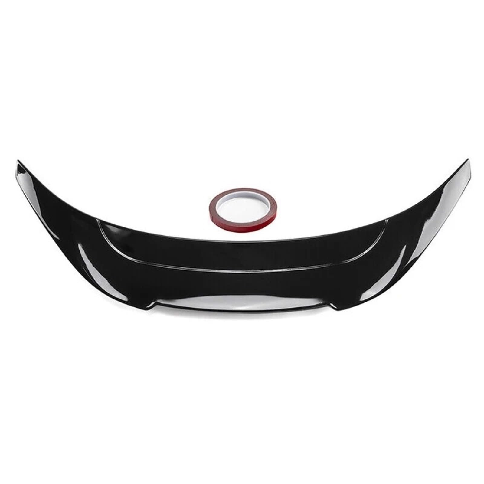 Auto Heckspoiler Für Subaru Für BRZ Für Toyota GR 86 2022 2023 V-Spoiler Carbon Fiber Pattern Trunk GT Spoiler Wing Auto Heckklappe Lip Body Kit Zubehör Kofferraum Spoiler Flügel(Bright Black) von ONETREND