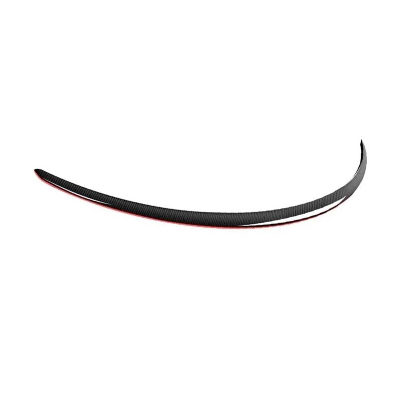 Auto Heckspoiler Für Tesla Für Model Y Spoiler Echt Carbon Fiber Auto Kofferraum Heckflügel Auto Außenzubehör Kofferraum Spoiler Flügel(Y Gloss -red) von ONETREND
