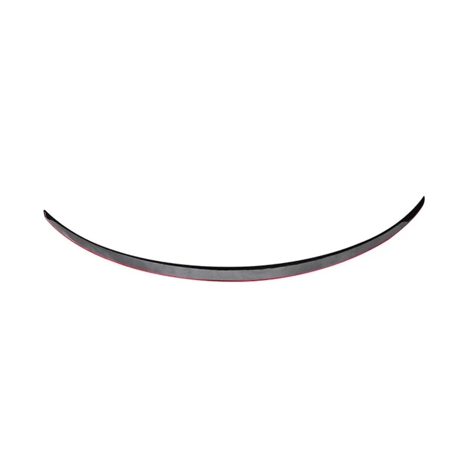 Auto Heckspoiler Für Tesla Für Model Y Spoiler Echt Carbon Fiber Auto Kofferraum Heckflügel Auto Außenzubehör Kofferraum Spoiler Flügel(Y Matte -red) von ONETREND