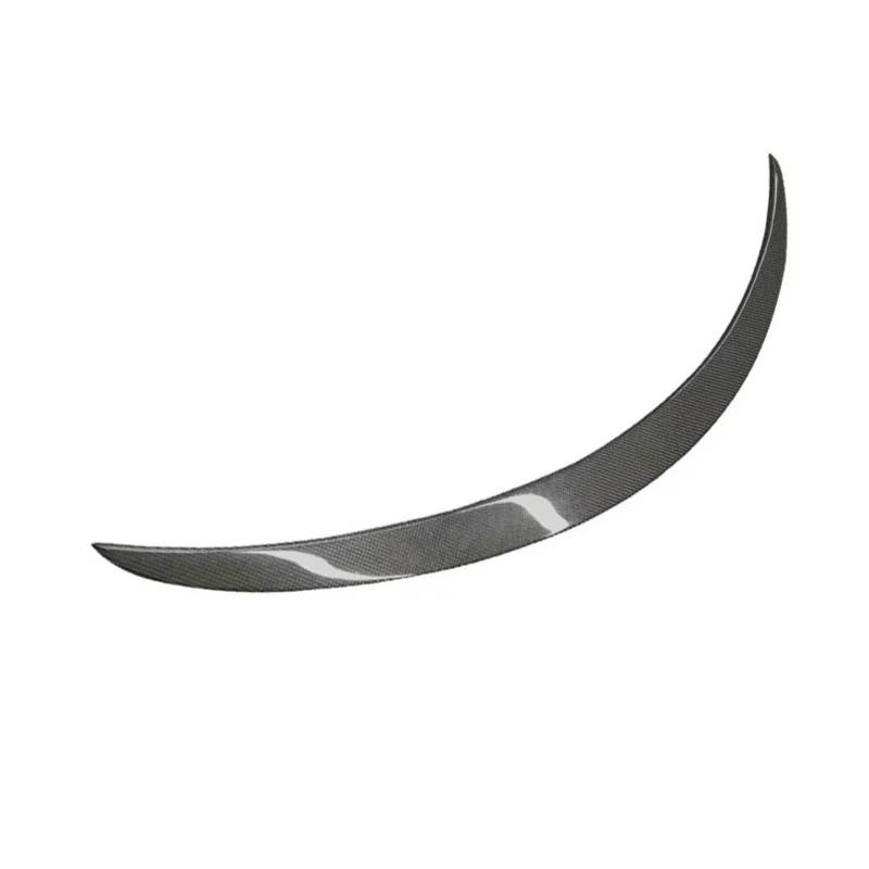 Auto Heckspoiler Für Tesla Für Modell S/Highland Spoiler Echt Carbon Fiber Auto Trunk Heckflügel Auto Außen Zubehör Kofferraum Spoiler Flügel(S Gloss) von ONETREND