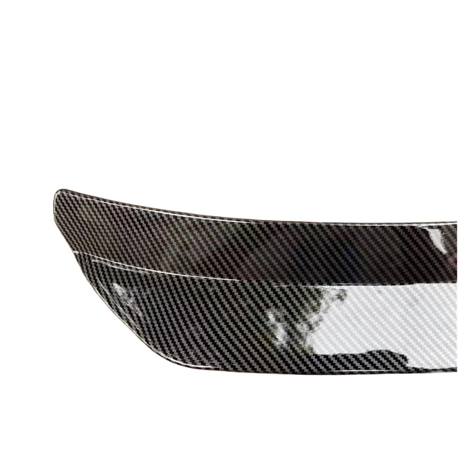 Auto Heckspoiler Für VW Für Golf 5 MK5 R32 Für GTI R Fließheckspoiler Für ABS-Kunststoff Autoheckflügeldekoration Heckdachlippenspoiler Universal Kofferraum Spoiler Flügel(Carbon Colour) von ONETREND