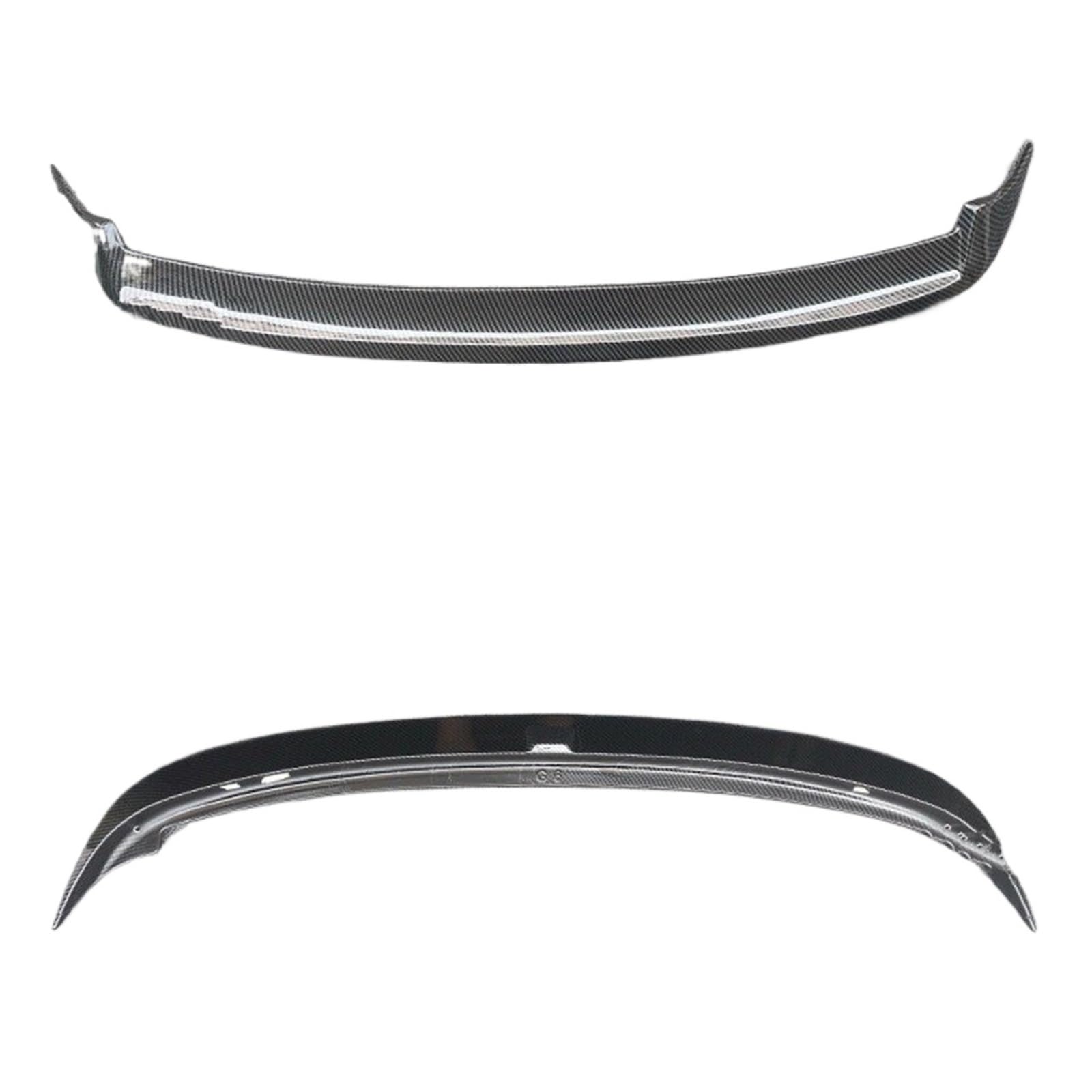 Auto Heckspoiler Für VW Für Golf 6 MK6 VI Für GTI R20 2010-2013 OS Style Spoiler Heckspoiler Dachspoiler Fensterflügel Kofferraum Spoiler Flügel(Carbon Fiber Pattern) von ONETREND