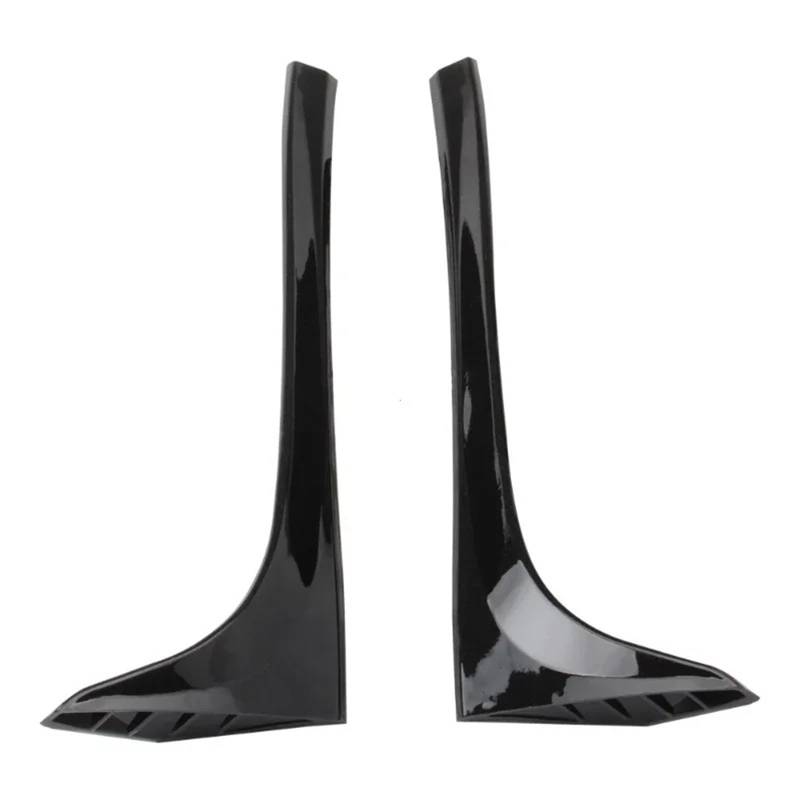 Auto Heckspoiler Für VW Für Golf 7 7.5 MK7 MK7.5 2014-2018 2 Stück Glänzend Schwarz ABS Heckscheibe Seitenkofferraumspoiler Canard Canards Splitter Zubehör Kofferraum Spoiler Flügel(Bright Black) von ONETREND