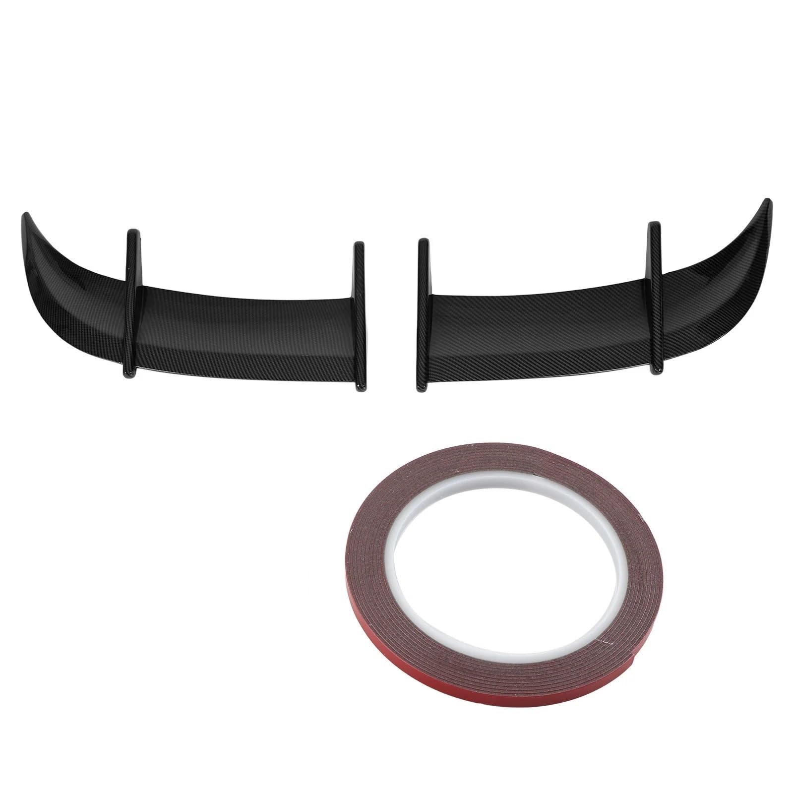 Auto Heckspoiler Für VW Für Golf Für MK6 Auto Heckspoiler AK Style Winddruckreduzierung Heckspoiler Deckelflügel Auto Heckspoiler Kofferraum Spoiler Flügel(Carbon Grain) von ONETREND
