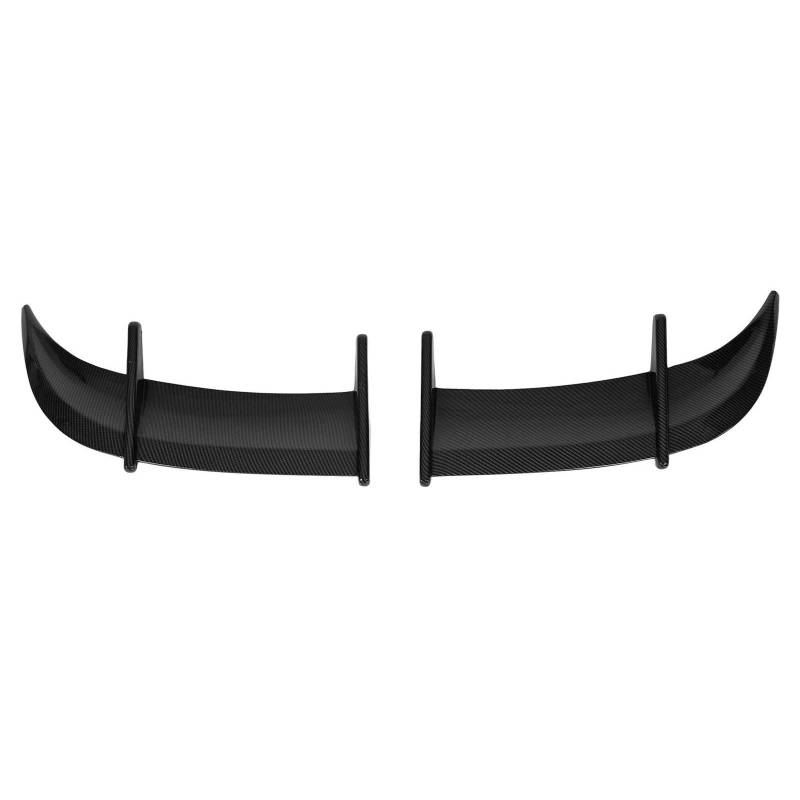 Auto Heckspoiler Für VW Für Golf Für MK6 Modelle 2 STÜCKE Auto Heckspoiler AK Style Winddruckreduzierung Heckspoiler Deckelflügel Kofferraum Spoiler Flügel(Carbon Grain) von ONETREND