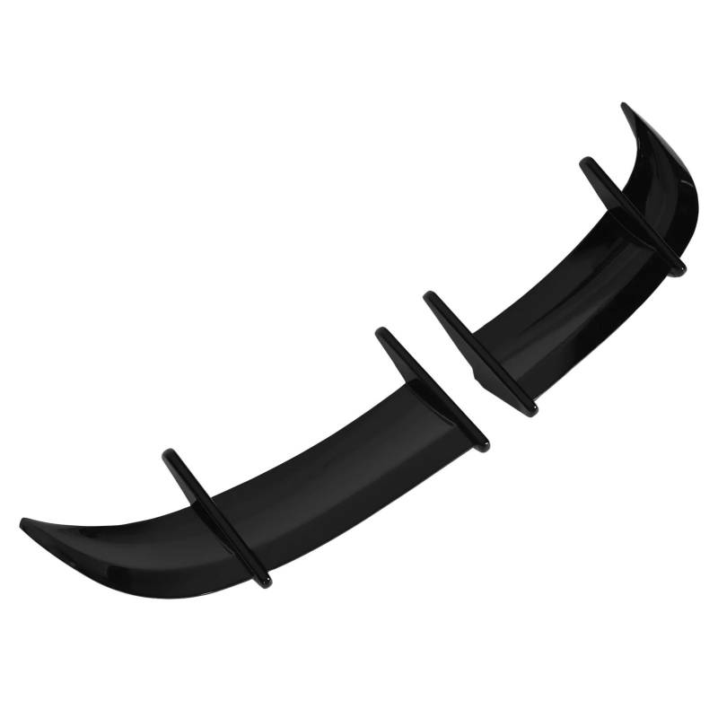 Auto Heckspoiler Für VW Für Golf Für MK6 Modelle 2 STÜCKE Auto Heckspoiler AK Style Winddruckreduzierung Heckspoiler Deckelflügel Kofferraum Spoiler Flügel(Glossy Black) von ONETREND