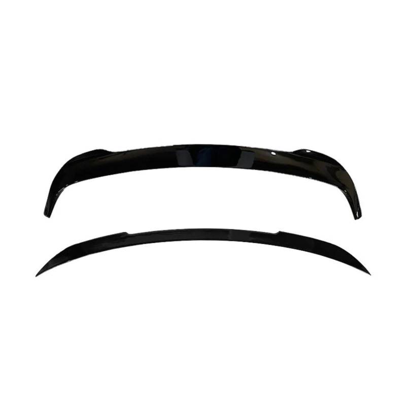 Auto Heckspoiler Für X3 F25 2011-2017 Heckspoiler Mittel- Und Dachspoiler Kofferraumflügelverkleidung Für ABS-Karosseriebausatz In Glänzendem Schwarz Kofferraum Spoiler Flügel(Roof Gloss Black) von ONETREND