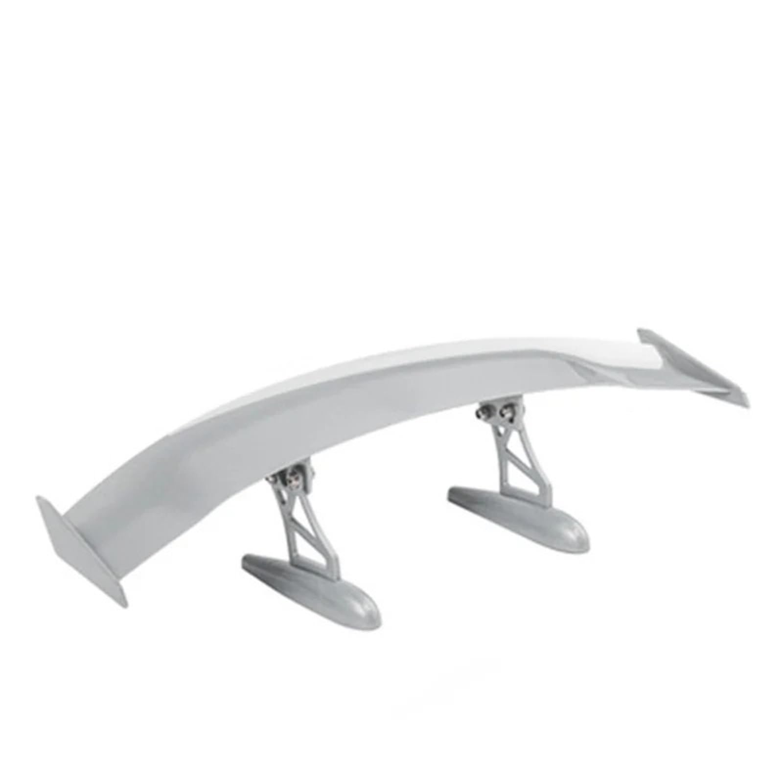 Auto Heckspoiler Universal Auto Modifizierter Heckflügel Carbonfaser Lackierter Heckspoiler Kleinwagen Kofferraum Außenflügel Teile Auto Styling Kofferraum Spoiler Flügel(Silver-Ordinary) von ONETREND