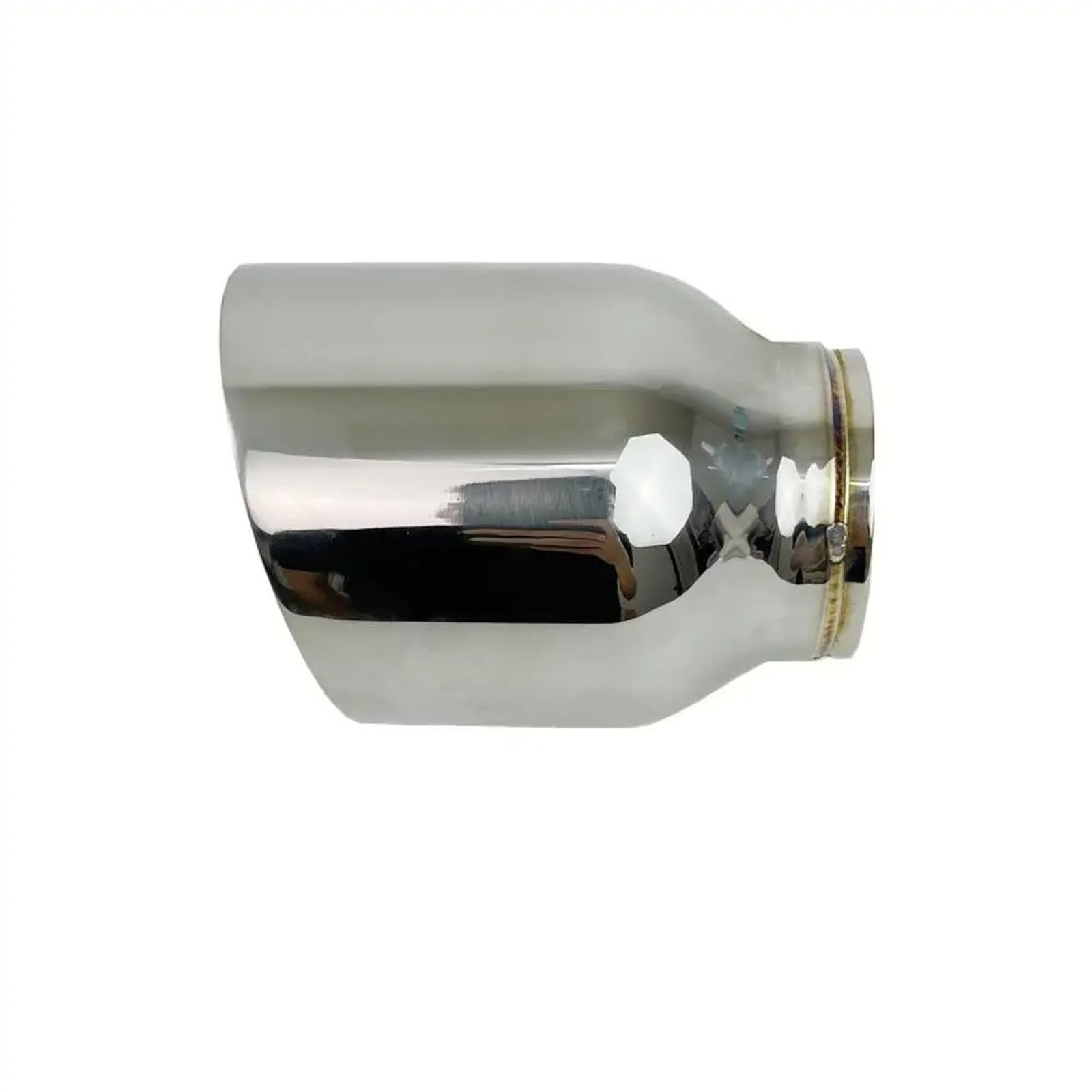 Endrohrblende 2,5 '' 3 "Einlass 4" Auslass Universal Auto Doppelwand Auspuff Schalldämpfer Rohr Auto Auspuffspitze Edelstahl Endrohr Auto Auspuff Endrohr(2.5 inch Inlet) von ONETREND