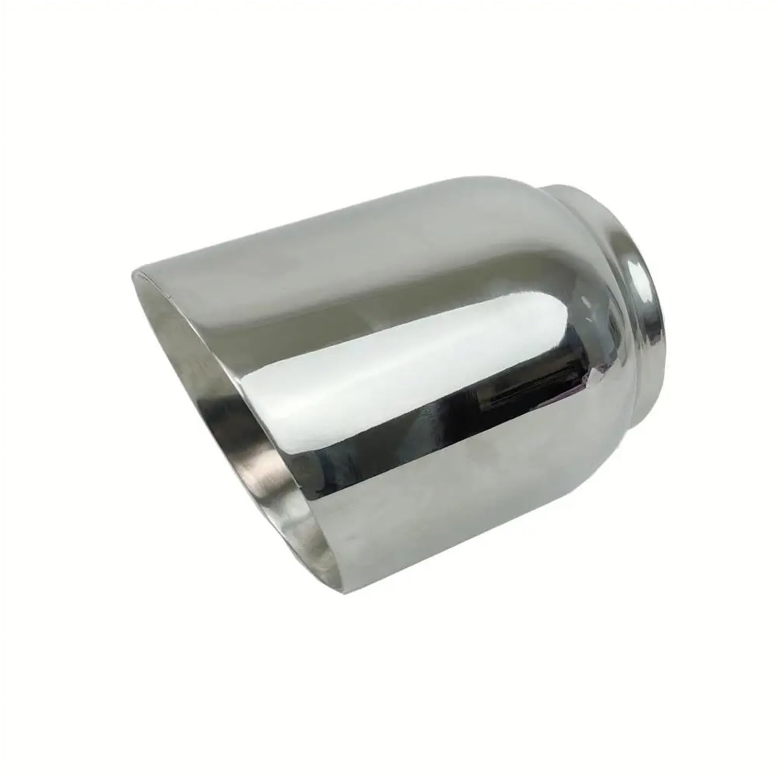Endrohrblende 2,5 '' 3 "Einlass 4" Auslass Universal Auto Doppelwand Auspuff Schalldämpfer Rohr Auto Auspuffspitze Edelstahl Endrohr Auto Auspuff Endrohr(3 inch Inlet) von ONETREND