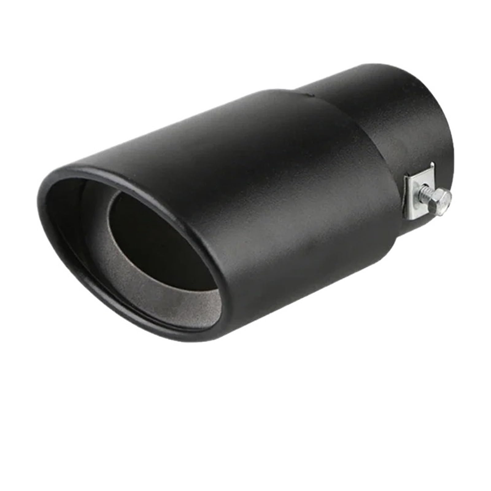 Endrohrblende Automobil-Endrohr Edelstahl Schalldämpfer Endrohr Endrohr Endgasabdeckung Auspuffrohr Modifikation Spezial Endrohr Allgemein Auto Auspuff Endrohr(Straight Black) von ONETREND