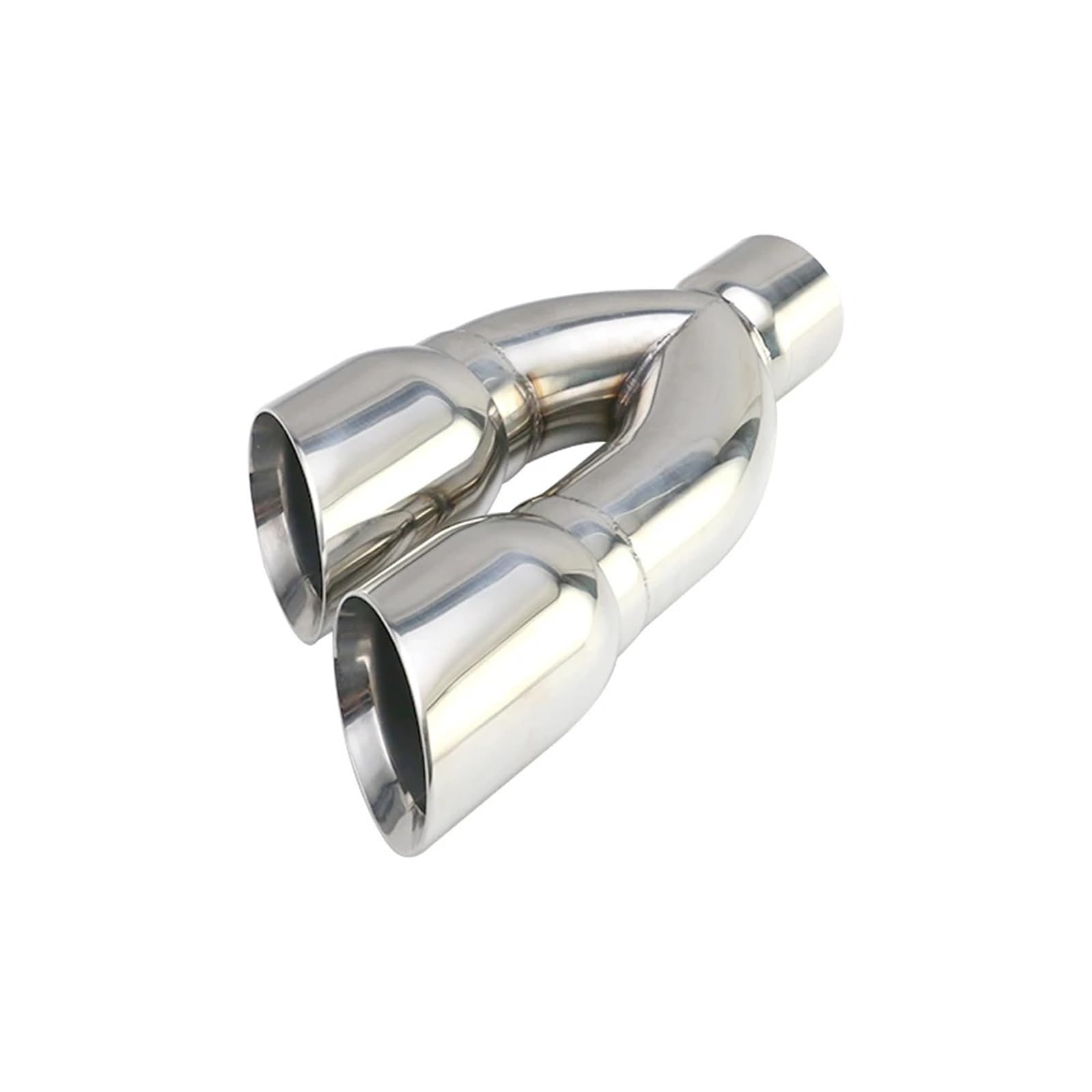 Endrohrblende Edelstahl Inter 80mm Schräg Auspuffrohr 102mm Doppel Outlet Auto Ende Schalldämpfer Auto Auspuff Endrohr von ONETREND