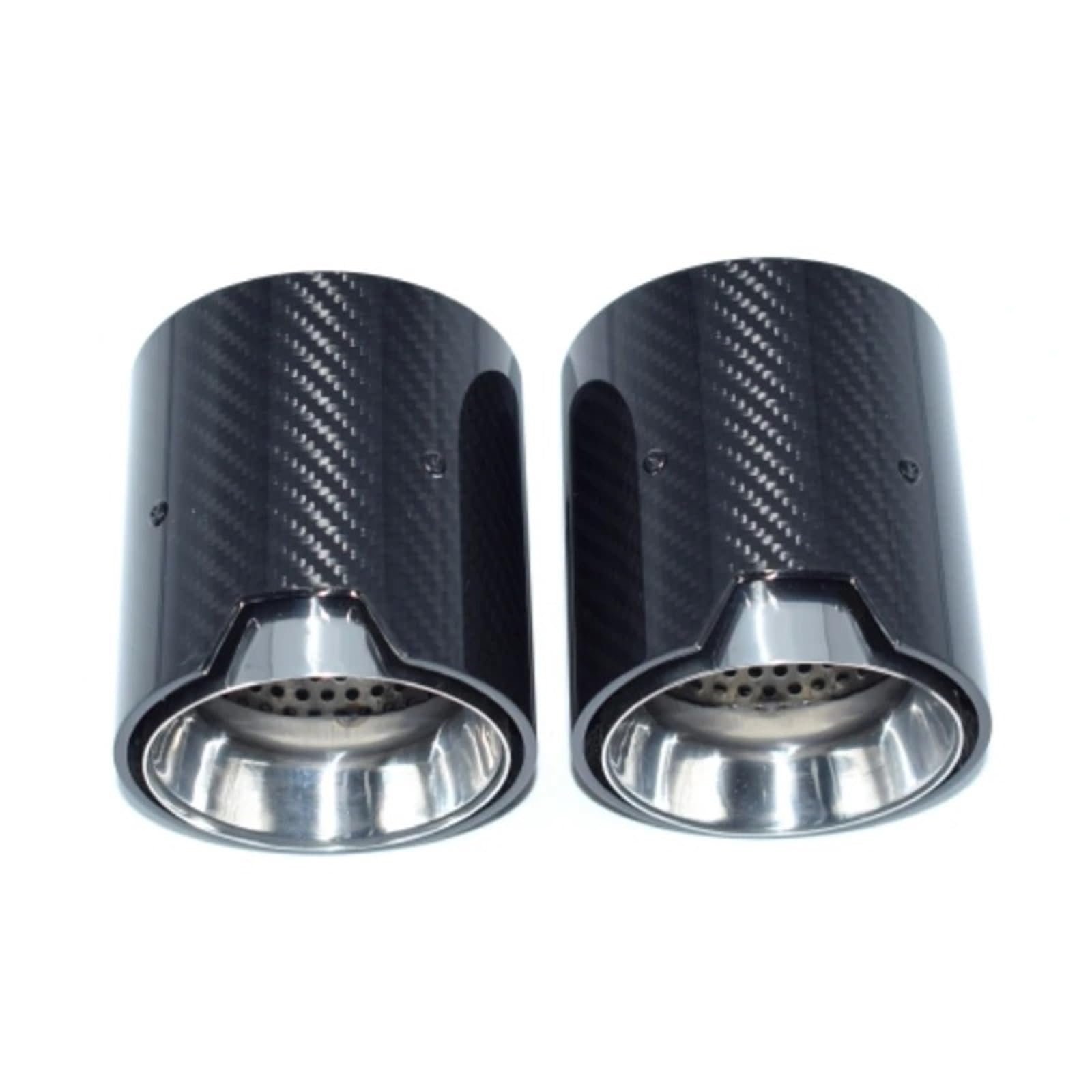 Endrohrblende Embout D'échappement En Fibre De Carbone Pour Série 3 G20 G21 320d 330i 330e, Silencieux Série 4 G23 425 430 Auto Auspuff Endrohr(Dark Grey) von ONETREND