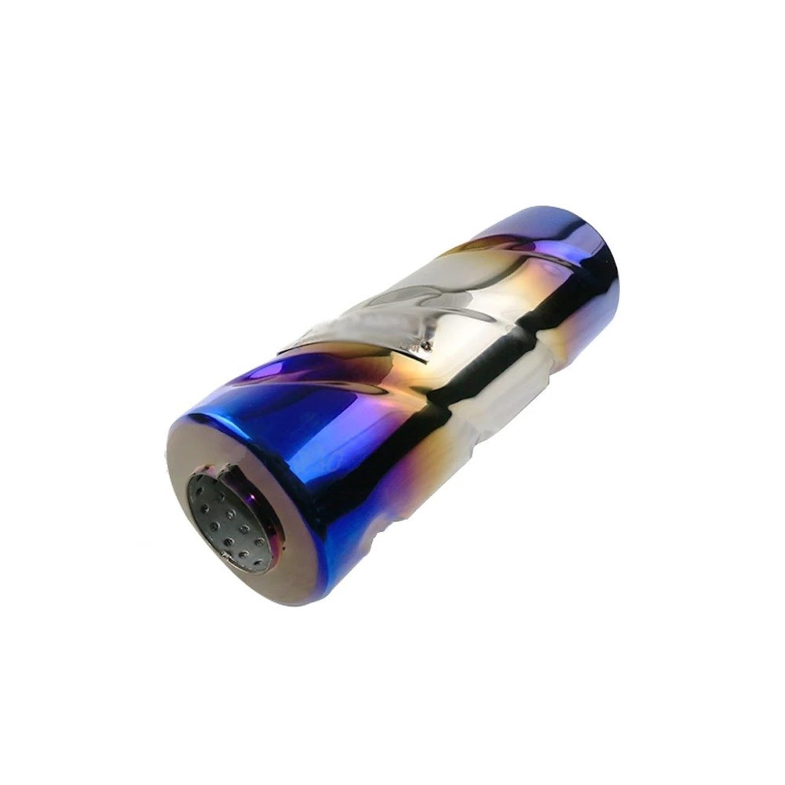 Endrohrblende Für 2,5/2 Zoll Auspuff Schalldämpfer Universal Track Auspuff Resonator Schalldämpfer Edelstahl 201 Spirale Innenrohr Auto Auspuff Endrohr(L2a-*) von ONETREND