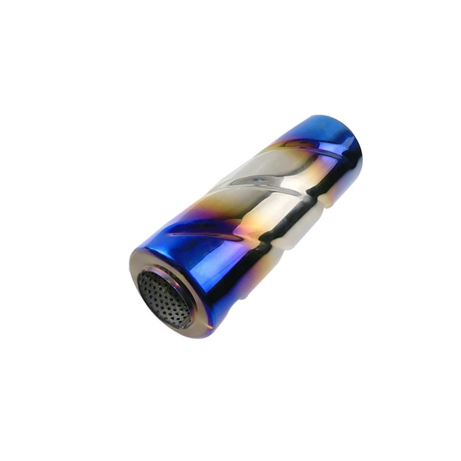 Endrohrblende Für 2,5/2 Zoll Auspuff Schalldämpfer Universal Track Auspuff Resonator Schalldämpfer Edelstahl 201 Spirale Innenrohr Auto Auspuff Endrohr(L2b-) von ONETREND