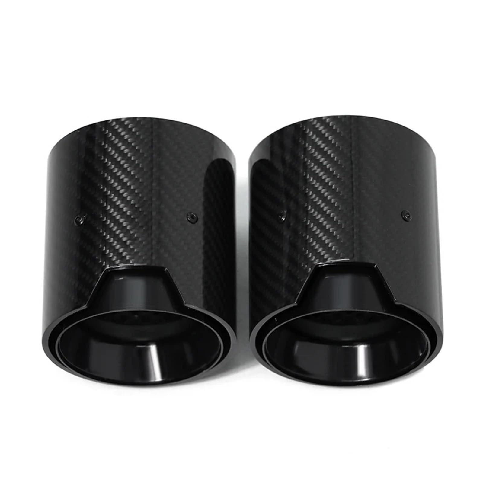 Endrohrblende Für 3er G20 G21 320d 320i 330i 2020–2024 Performance Carbon Fiber Auspuffanlage Düse Schalldämpfer Endrohr Auto Auspuff Endrohr(Black) von ONETREND