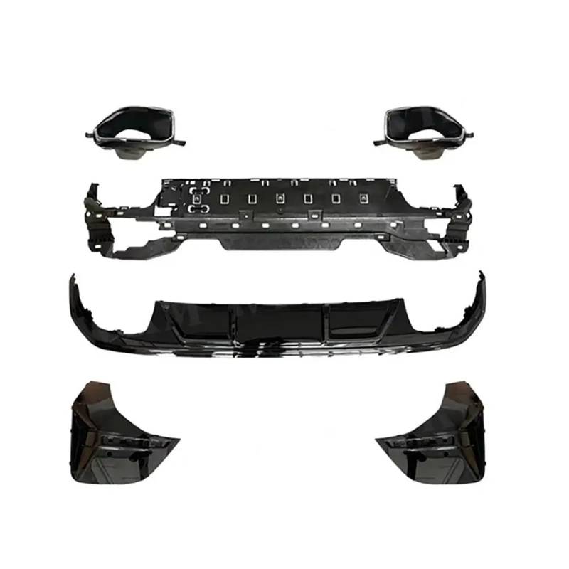 Endrohrblende Für 4 Series G26 425i 430i Sportlimousine 2021 + Diffusorschutzzubehör Für ABS-Heckdiffusorsplitter Mit Auspuffspitzen Auto Auspuff Endrohr von ONETREND