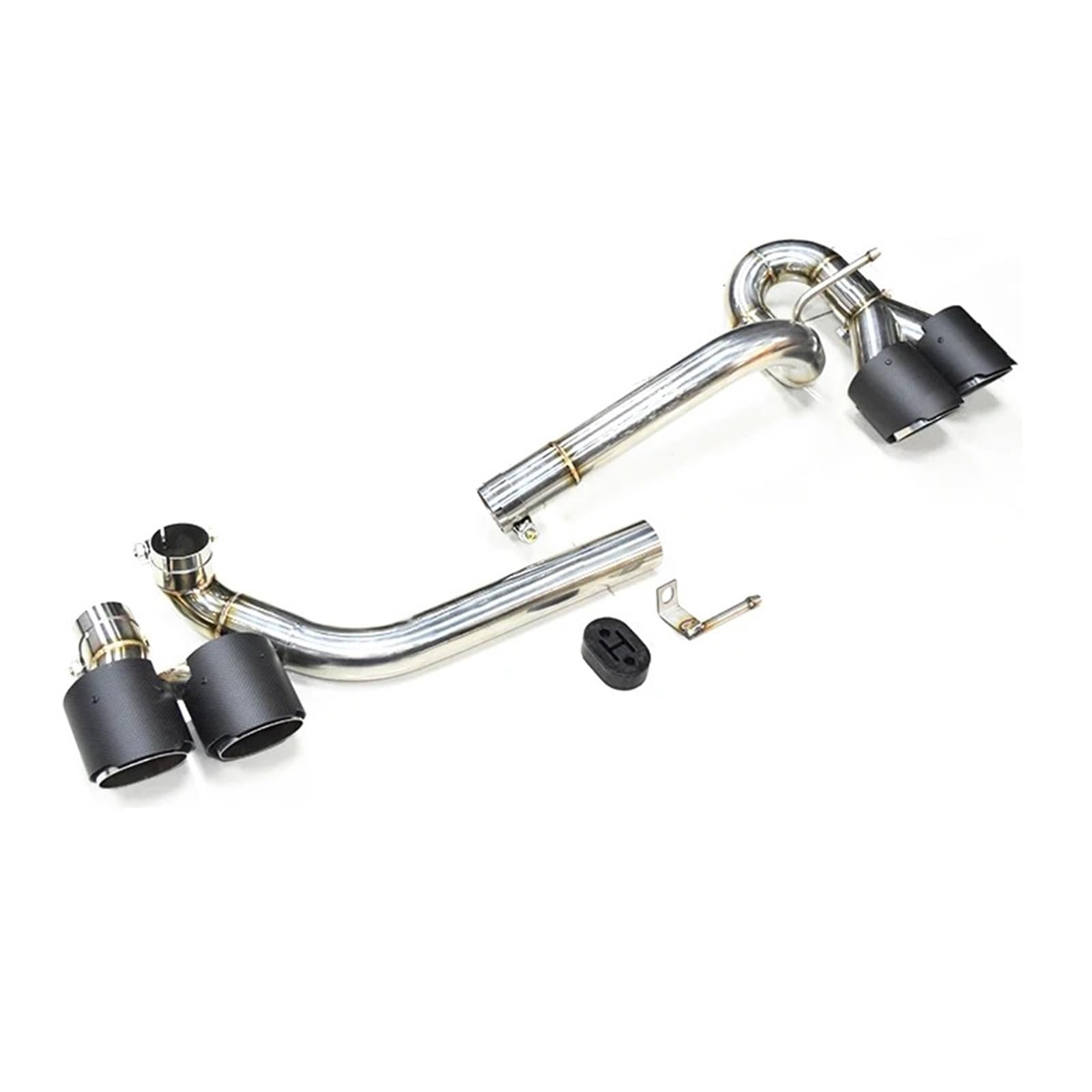 Endrohrblende Für 5 Series E60 525i 523i 520i 530i Für M5 MT Stoßstange Quad Schalldämpfer Auspuff System Auspuff Endrohr Auto Auspuff Endrohr(Carbon Fiber) von ONETREND