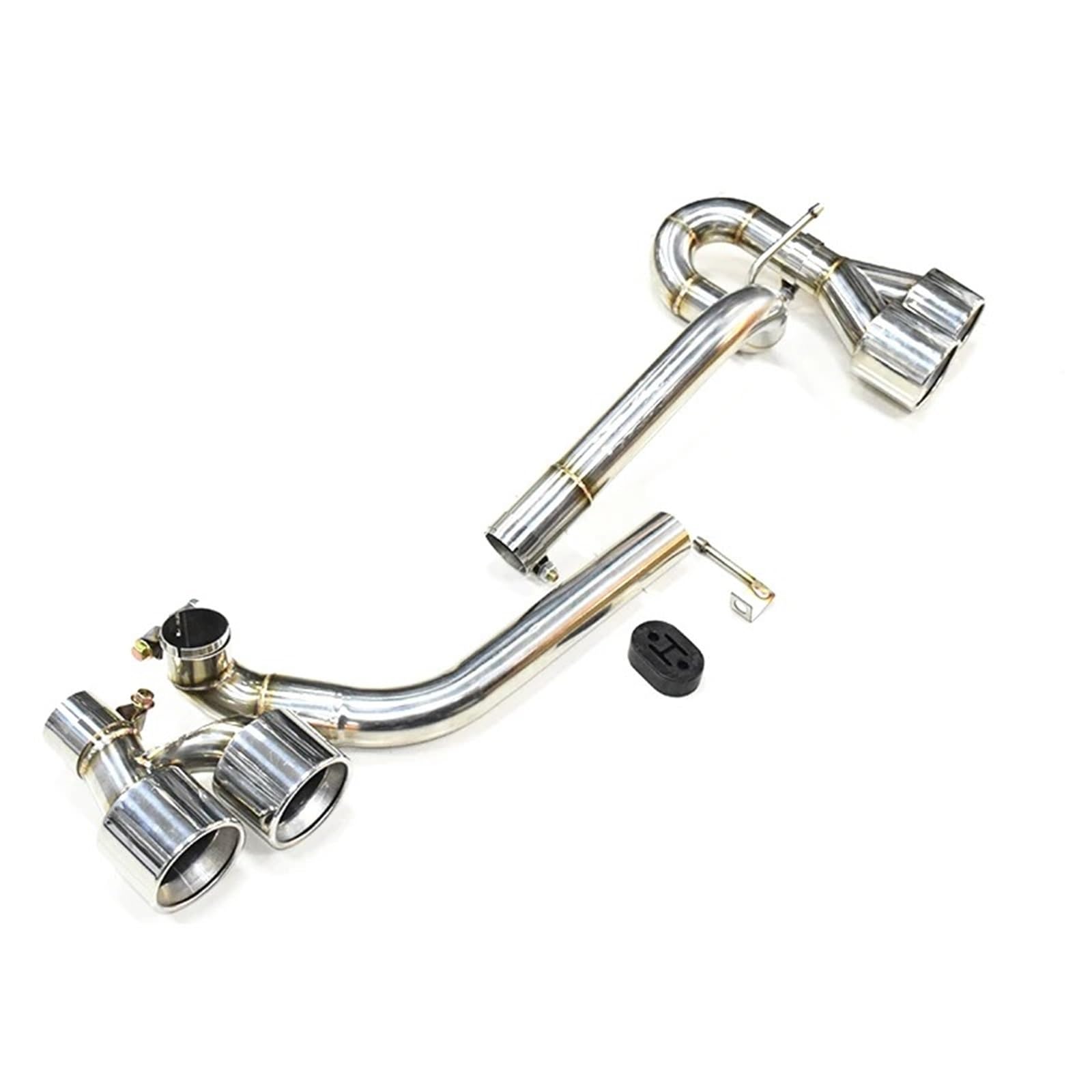 Endrohrblende Für 5 Series E60 525i 523i 520i 530i Für M5 MT Stoßstange Quad Schalldämpfer Auspuff System Auspuff Endrohr Auto Auspuff Endrohr(Silver) von ONETREND