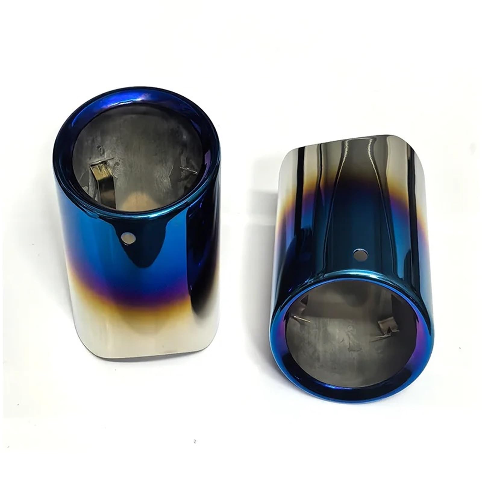 Endrohrblende Für 5er F10 F11 E60 E61 E39 528i 530i 535i 535d Auspuffblenden Schalldämpferdüse Endrohr Dekoration Auspuffblende Auto Auspuff Endrohr(Blue 2PCS) von ONETREND