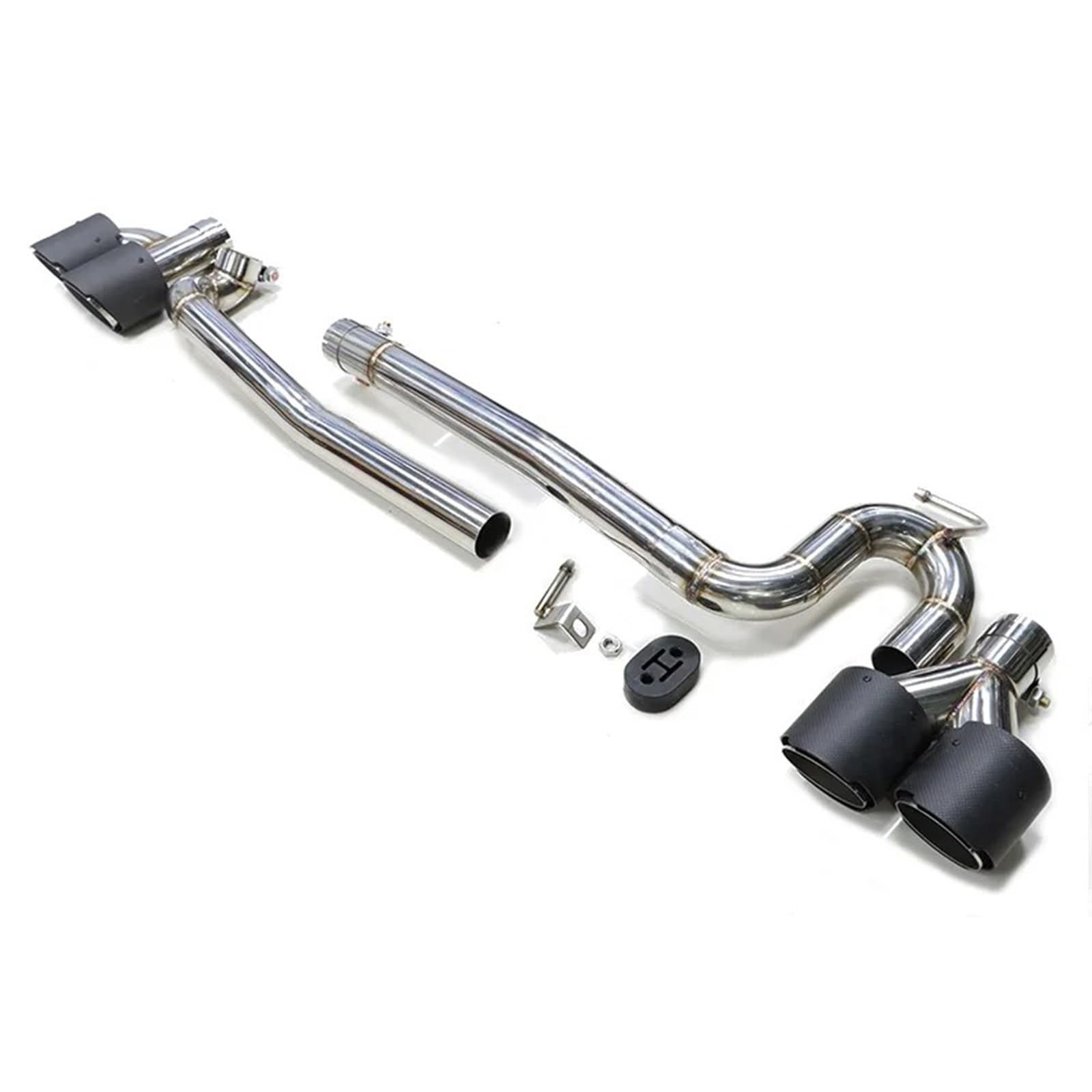 Endrohrblende Für A3 Für Sportback 2012-2019 Bis S3 Schalldämpferspitzen Auspuffblende 1 Satz 304 Edelstahl Autoauspuffblende Auspuffrohr Auto Auspuff Endrohr(Carbon Fiber) von ONETREND