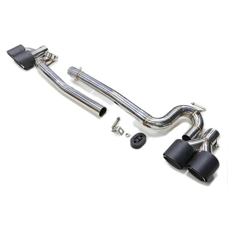 Endrohrblende Für A3 Für Sportback 2012-2019 Bis S3 Schalldämpferspitzen Auspuffblende 1 Satz 304 Edelstahl Autoauspuffblende Auspuffrohr Auto Auspuff Endrohr(Carbon Fiber) von ONETREND