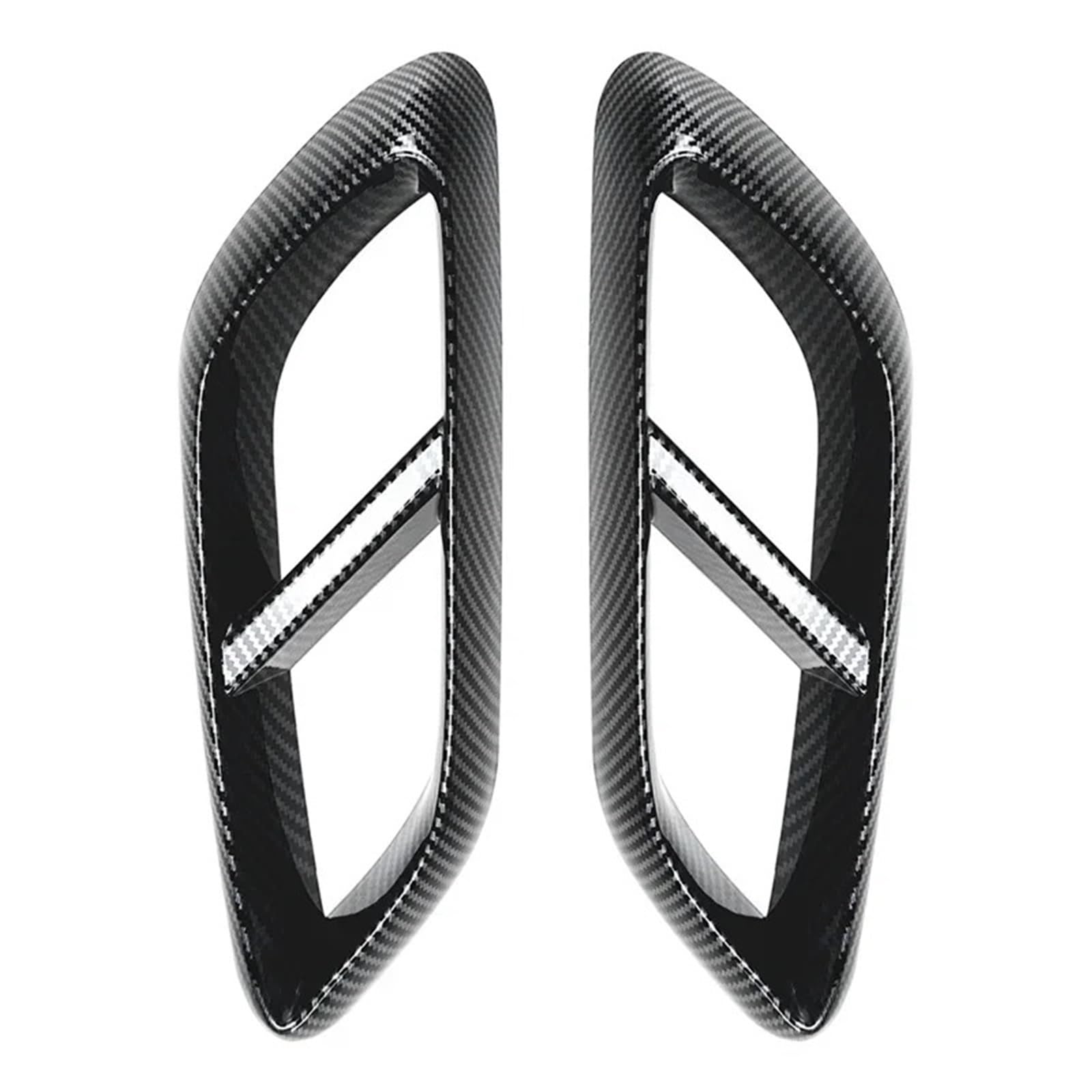 Endrohrblende Für Benz E Für Klasse W214 2024+ E260 300 Für AMG Auto Heckauspuffrohr Schwanz Untere Schalldämpferspitzen Abdeckung Zieraufkleber Auto Auspuff Endrohr(Carbon Fiber Look) von ONETREND