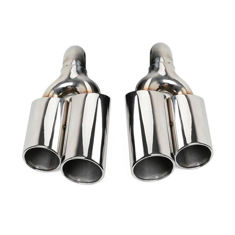 Endrohrblende Für Benz Für G-Klasse W463 G500 G63 G550 CR2007 1 Paar Auto-Styling Auspuffrohrspitze Schalldämpfer Edelstahlverkleidung Endrohr Auto Auspuff Endrohr von ONETREND