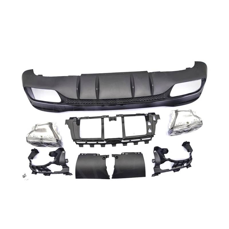 Endrohrblende Für Benz Für GLS X167 Für GLS63 Für AMG 2020+ Anti-Crash-Zubehör Heckstoßstangendiffusor Lip Flag Spoiler Splitter Auspuffspitzen Auto Auspuff Endrohr von ONETREND
