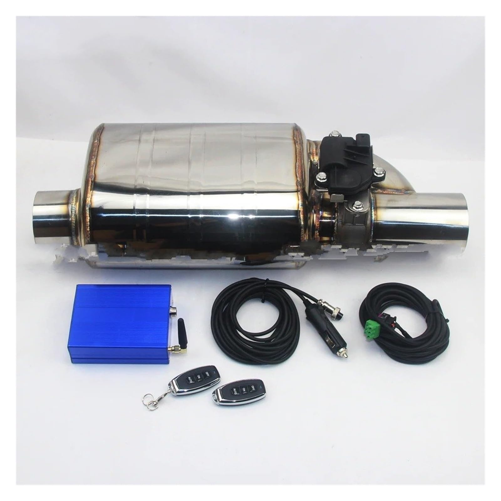 Endrohrblende Für E46 Autozubehör Modifizierter Auspuffschalldämpfer 304 Edelstahl Elektronisches Fernbedienungsventil Auspuffrohr Geeignet Auto Auspuff Endrohr(63mm2) von ONETREND