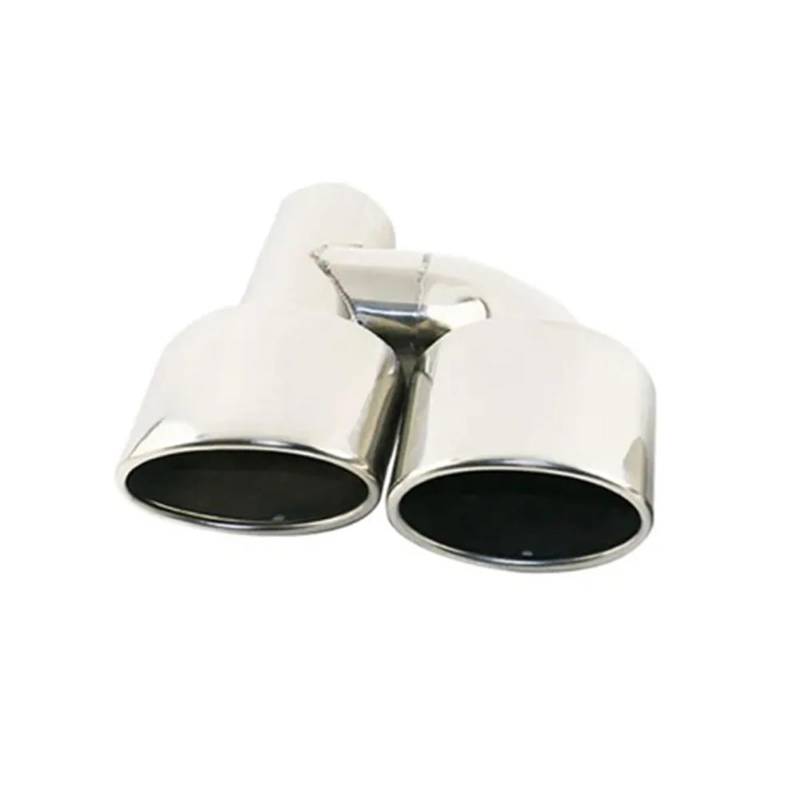 Endrohrblende Für E63 W204 W211 W212 1 Stück Edelstahl Doppel-Auspuffspitze 2,5 Zoll Einlass Modifizierter Schalldämpfer Endrohr Auto Auspuff Endrohr(EJ30213b-L-AG) von ONETREND