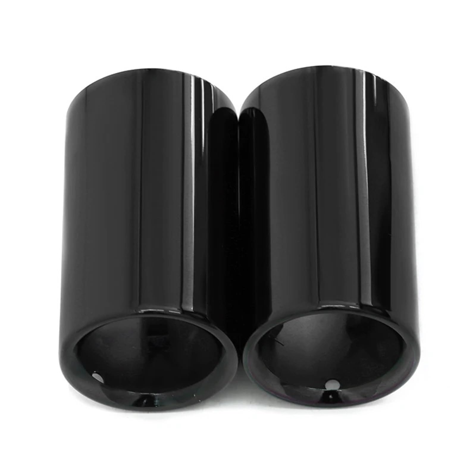 Endrohrblende Für F30 E92 E90 3er GT 325i 328i 2006 2007 2008-2010 2 Teile/los Edelstahl Auto Auspuffblenden Schalldämpfer Spitze Abdeckungen Auto Auspuff Endrohr(Black) von ONETREND