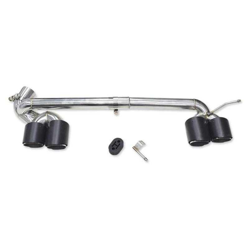 Endrohrblende Für F30 F31 320i 318i Geändert Für M3 Look Stoßstange 3 Serie Edelstahl Auto Auspuff MufflerTip Auto Zubehör Quad Auspuff Spitze Auto Auspuff Endrohr(318i Carbon Fiber A) von ONETREND
