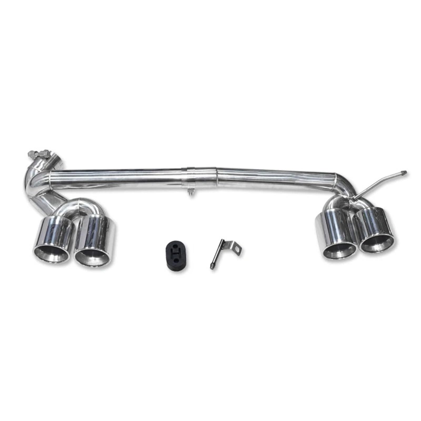 Endrohrblende Für F30 F31 320i 318i Geändert Für M3 Look Stoßstange 3 Serie Edelstahl Auto Auspuff MufflerTip Auto Zubehör Quad Auspuff Spitze Auto Auspuff Endrohr(320i Silver) von ONETREND