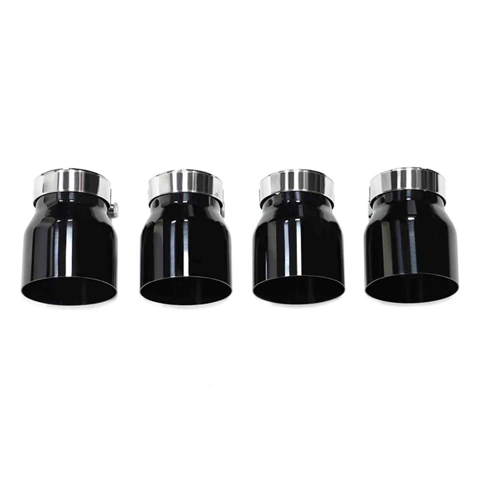 Endrohrblende Für F87 Für M2 F80 Für M3 F82 F83 Für M4 Direktstecker Auspuffblende Schalldämpferblende Endrohrdüse 4 Teile/los Edelstahl-Auspuffblenden Auto Auspuff Endrohr(Black) von ONETREND