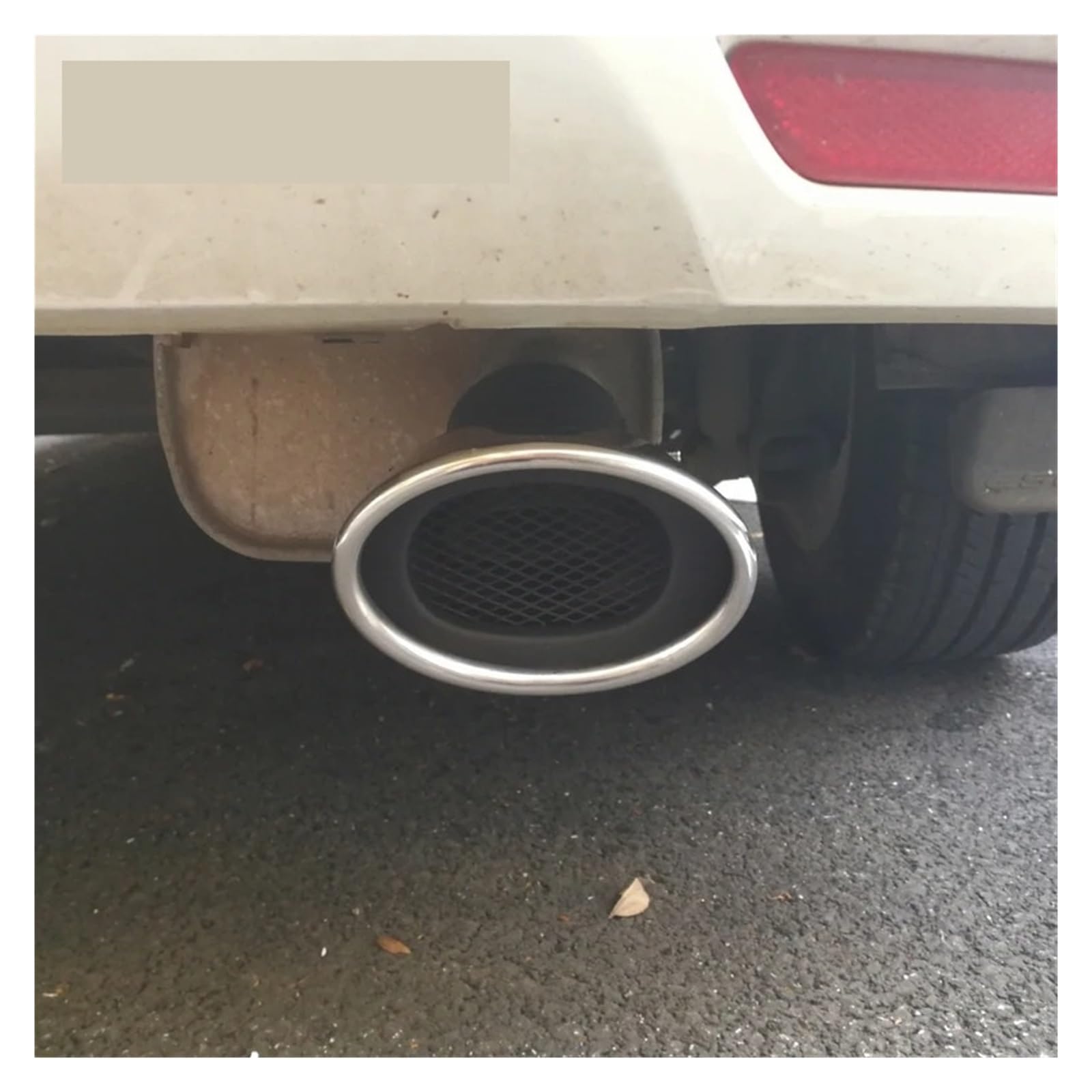 Endrohrblende Für Ford Für Focus 2 3 4 Für Fusion Für Fiesta MK2 MK3 MK4 Auto Auto Auspuff Schalldämpfer Hinten Schwanz Throat Liner Zubehör Auto Auspuff Endrohr(Silver) von ONETREND