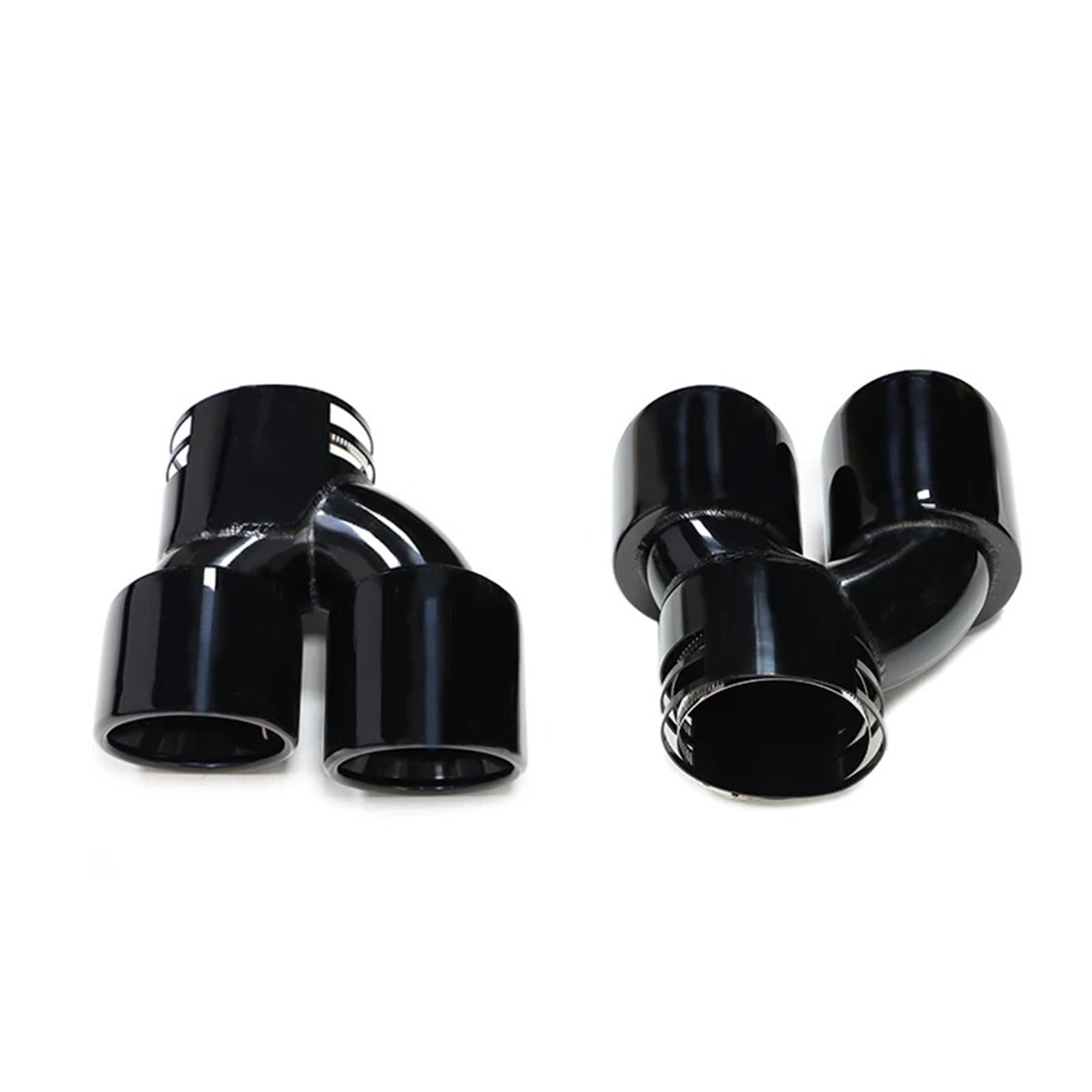 Endrohrblende Für G20 G21 M340 G23 G26 M440i G42 M240i Auspuffendrohr Schalldämpfer Auspuffanlage Düse Doppelleistung Auspuffauslass Auto Auspuff Endrohr(Black) von ONETREND