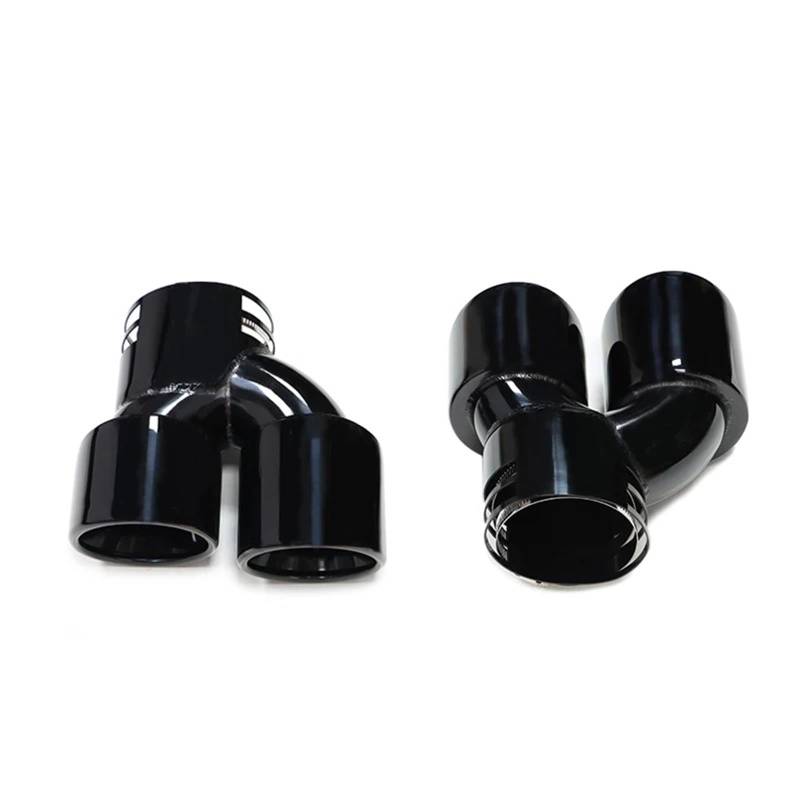 Endrohrblende Für G20 G21 M340 G23 G26 M440i G42 M240i Auspuffendrohr Schalldämpfer Auspuffanlage Düse Doppelleistung Auspuffauslass Auto Auspuff Endrohr(Black) von ONETREND