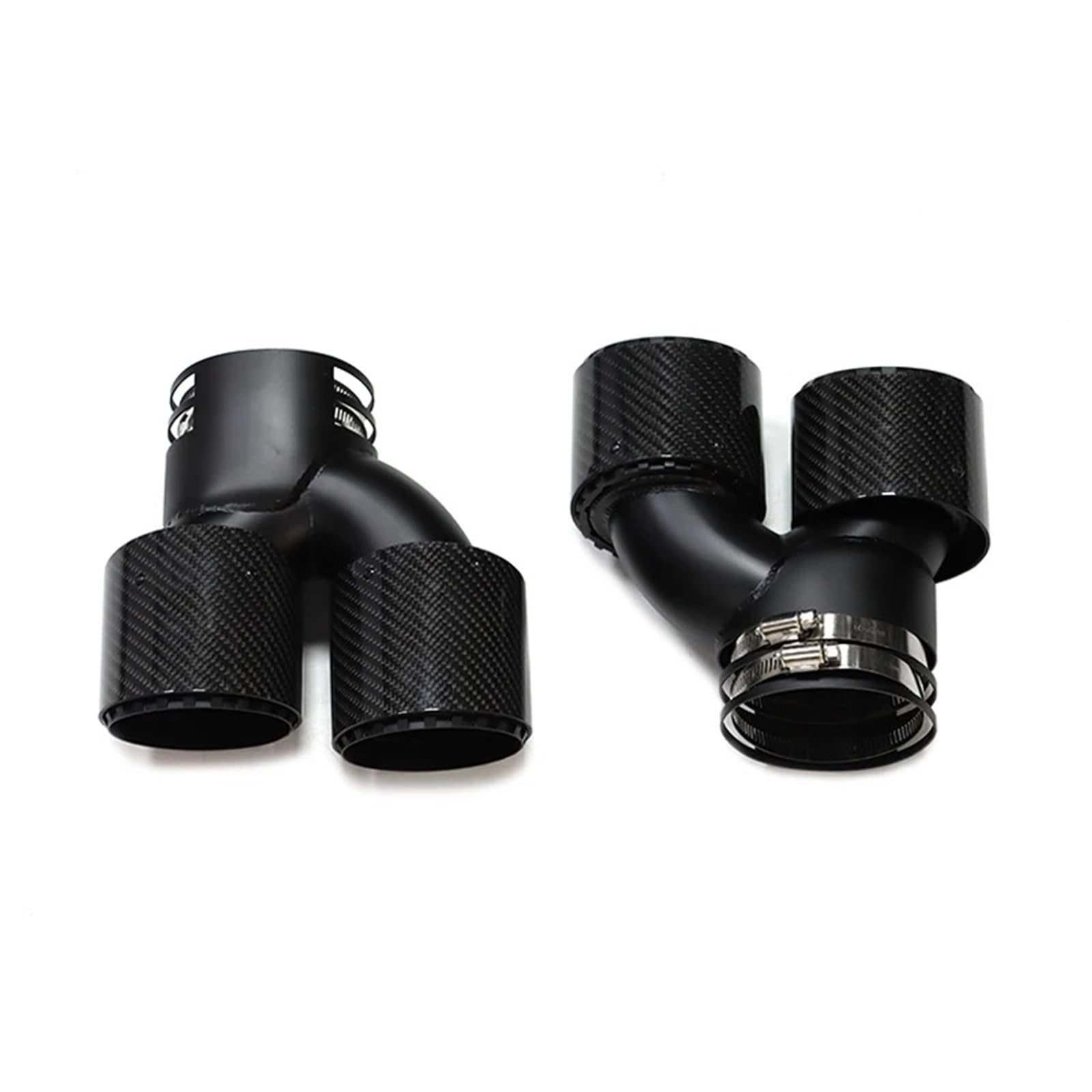 Endrohrblende Für G20 G21 M340 G23 G26 M440i G42 M240i Auspuffendrohr Schalldämpfer Auspuffanlage Düse Doppelleistung Auspuffauslass Auto Auspuff Endrohr(Carbon Fiber E) von ONETREND