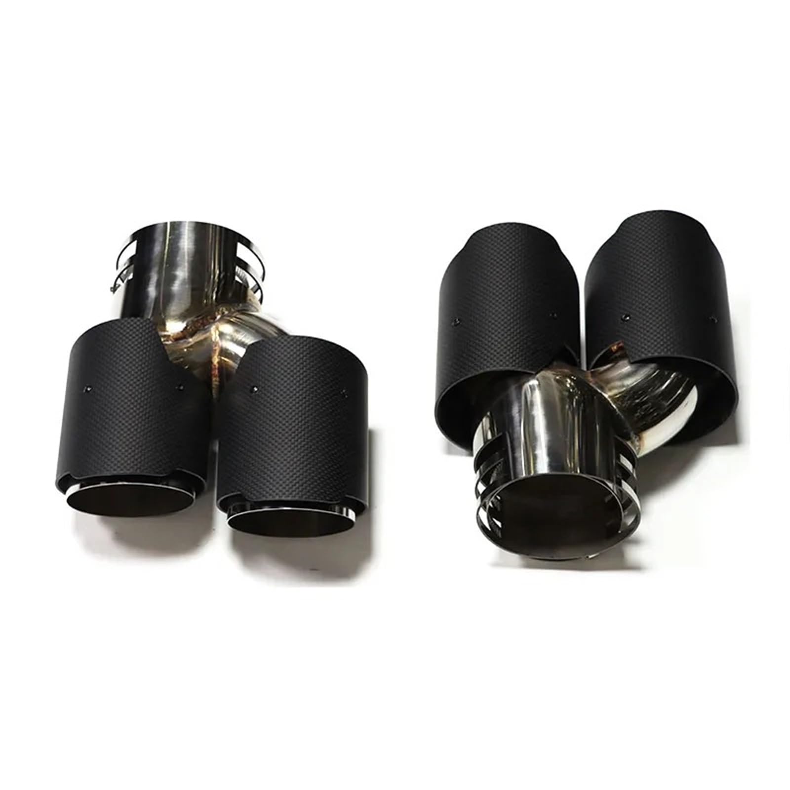 Endrohrblende Für G20 G21 M340 G23 G26 M440i G42 M240i Auspuffendrohr Schalldämpfer Auspuffanlage Düse Doppelleistung Auspuffauslass Auto Auspuff Endrohr(Carbon Fiber F) von ONETREND