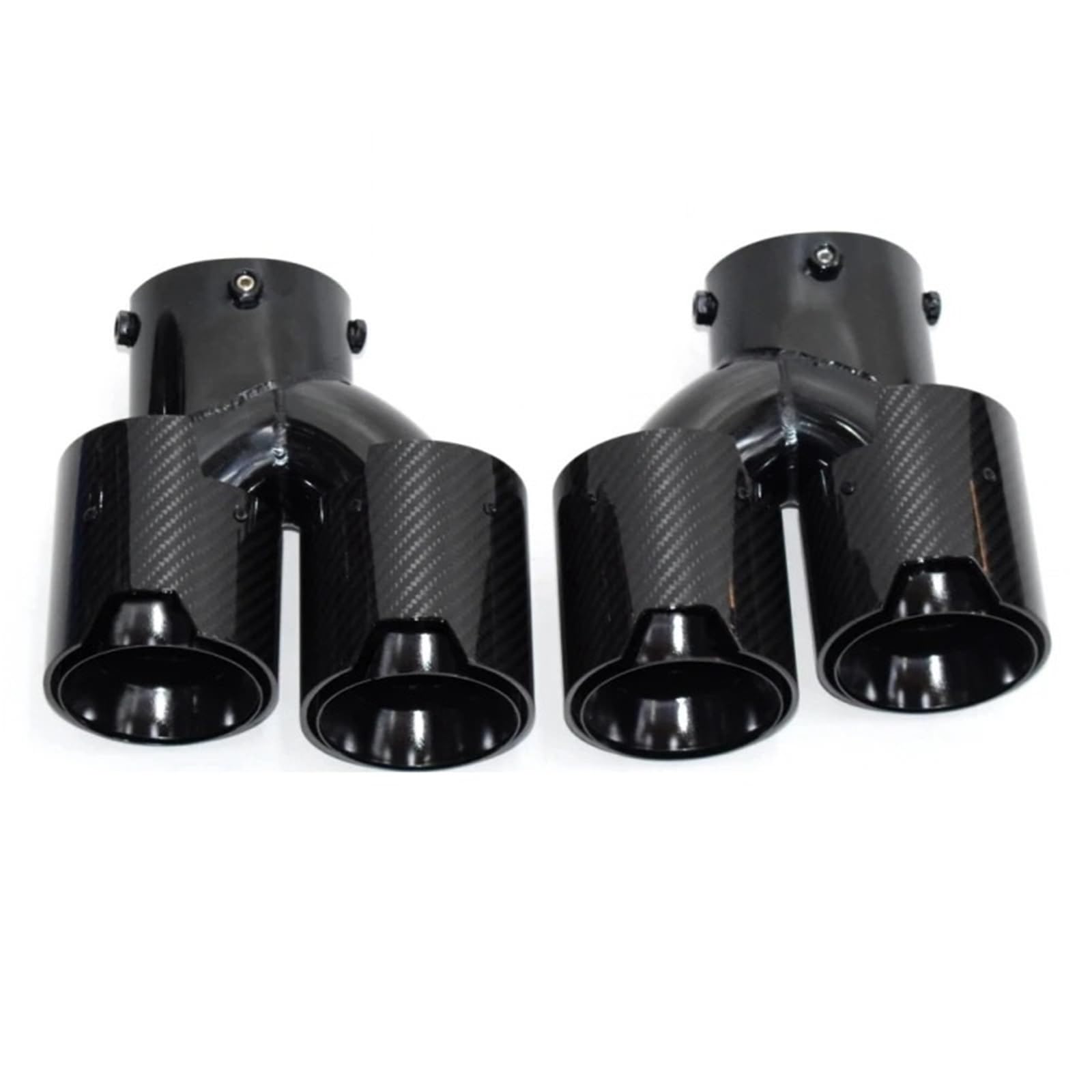 Endrohrblende Für G42 M240i G20 G21 M340 G23 M440 Dual Performance Auto Auspuffblende Auspuffrohr Schalldämpfer Auspuffanlage Düse Auto Auspuff Endrohr(Blue) von ONETREND