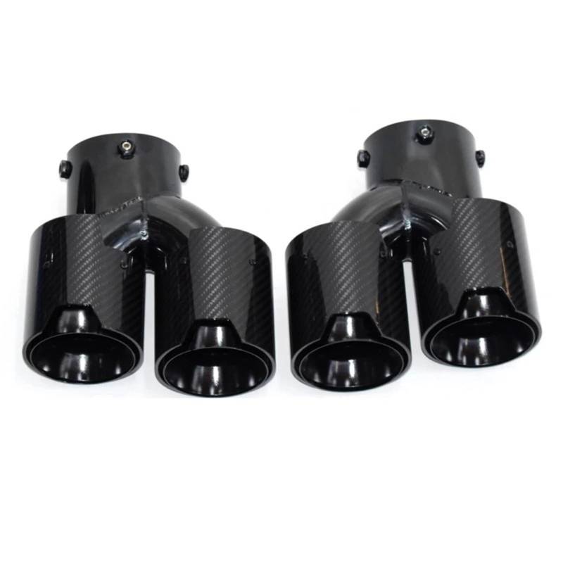 Endrohrblende Für G42 M240i G20 G21 M340 G23 M440 Dual Performance Auto Auspuffblende Auspuffrohr Schalldämpfer Auspuffanlage Düse Auto Auspuff Endrohr(Blue) von ONETREND