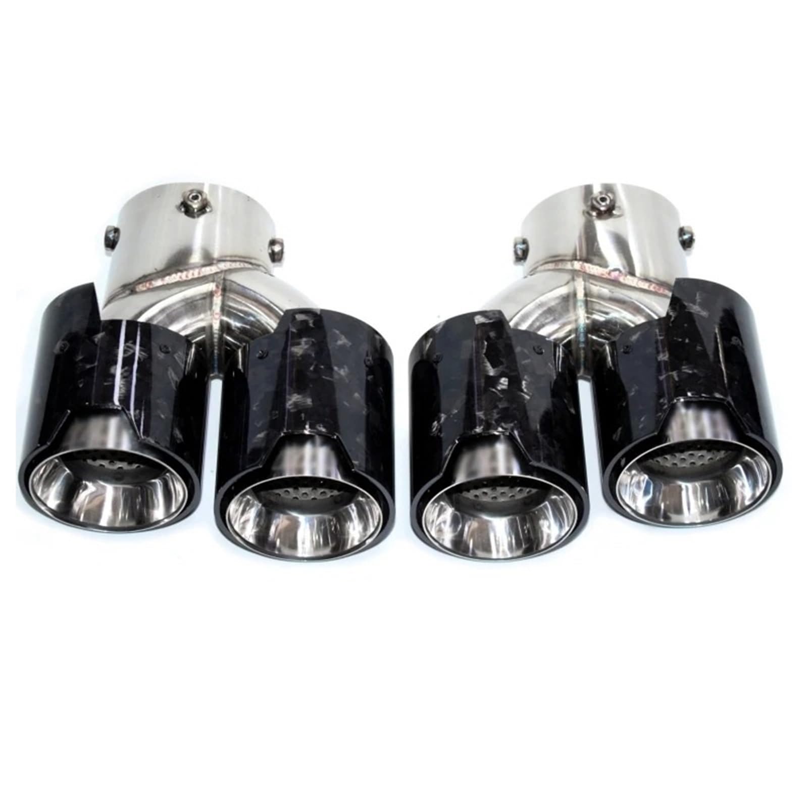 Endrohrblende Für G42 M240i G20 G21 M340 G23 M440 Dual Performance Auto Auspuffblende Auspuffrohr Schalldämpfer Auspuffanlage Düse Auto Auspuff Endrohr(Orange) von ONETREND