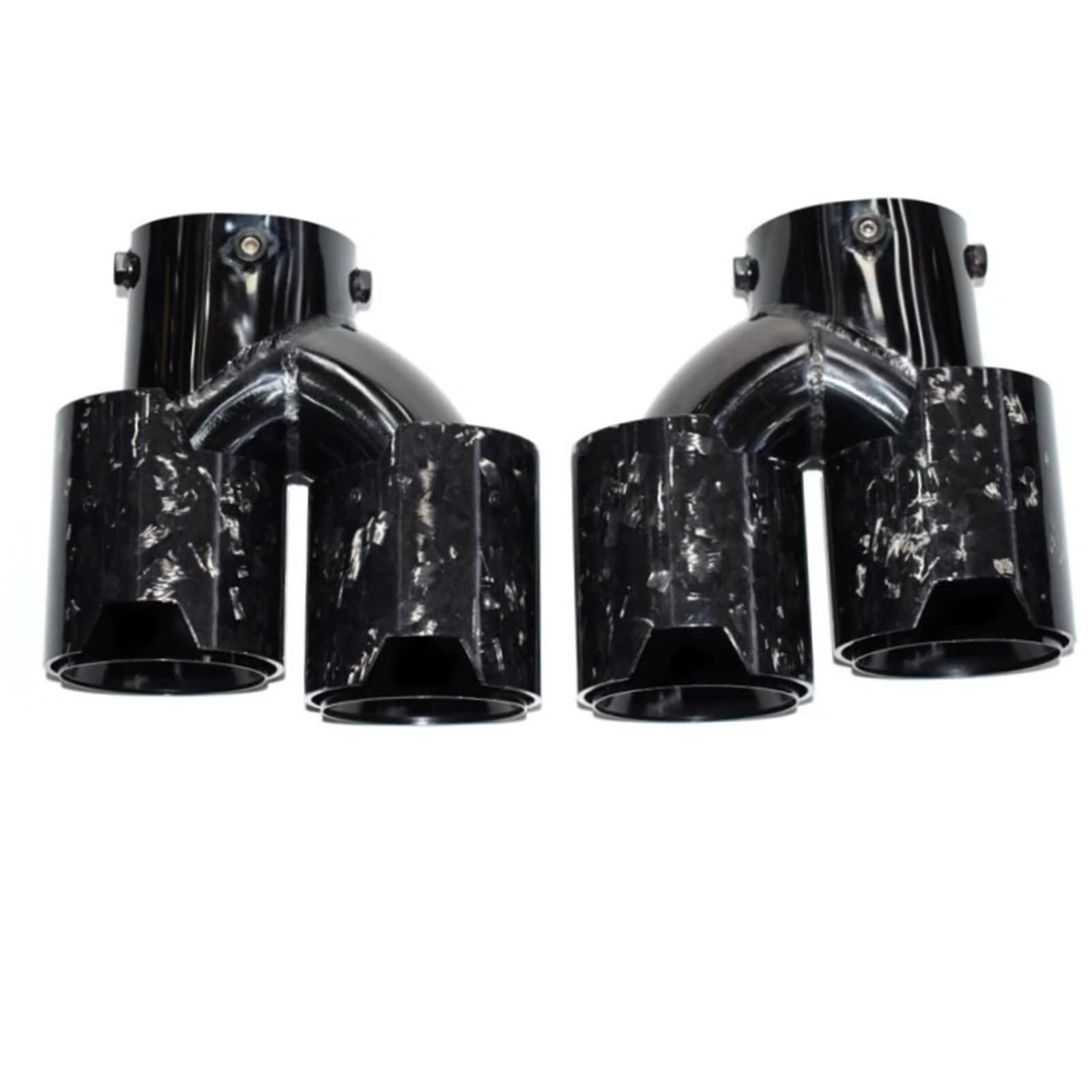 Endrohrblende Für G42 M240i G20 G21 M340 G23 M440 Dual Performance Auto Auspuffblende Auspuffrohr Schalldämpfer Auspuffanlage Düse Auto Auspuff Endrohr(Red) von ONETREND