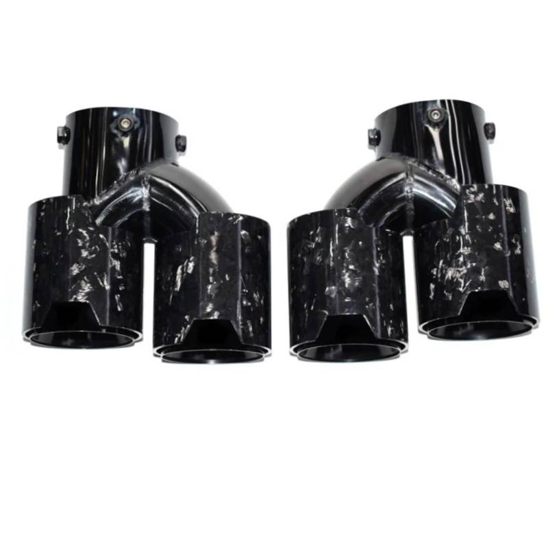 Endrohrblende Für G42 M240i G20 G21 M340 G23 M440 Dual Performance Auto Auspuffblende Auspuffrohr Schalldämpfer Auspuffanlage Düse Auto Auspuff Endrohr(Red) von ONETREND