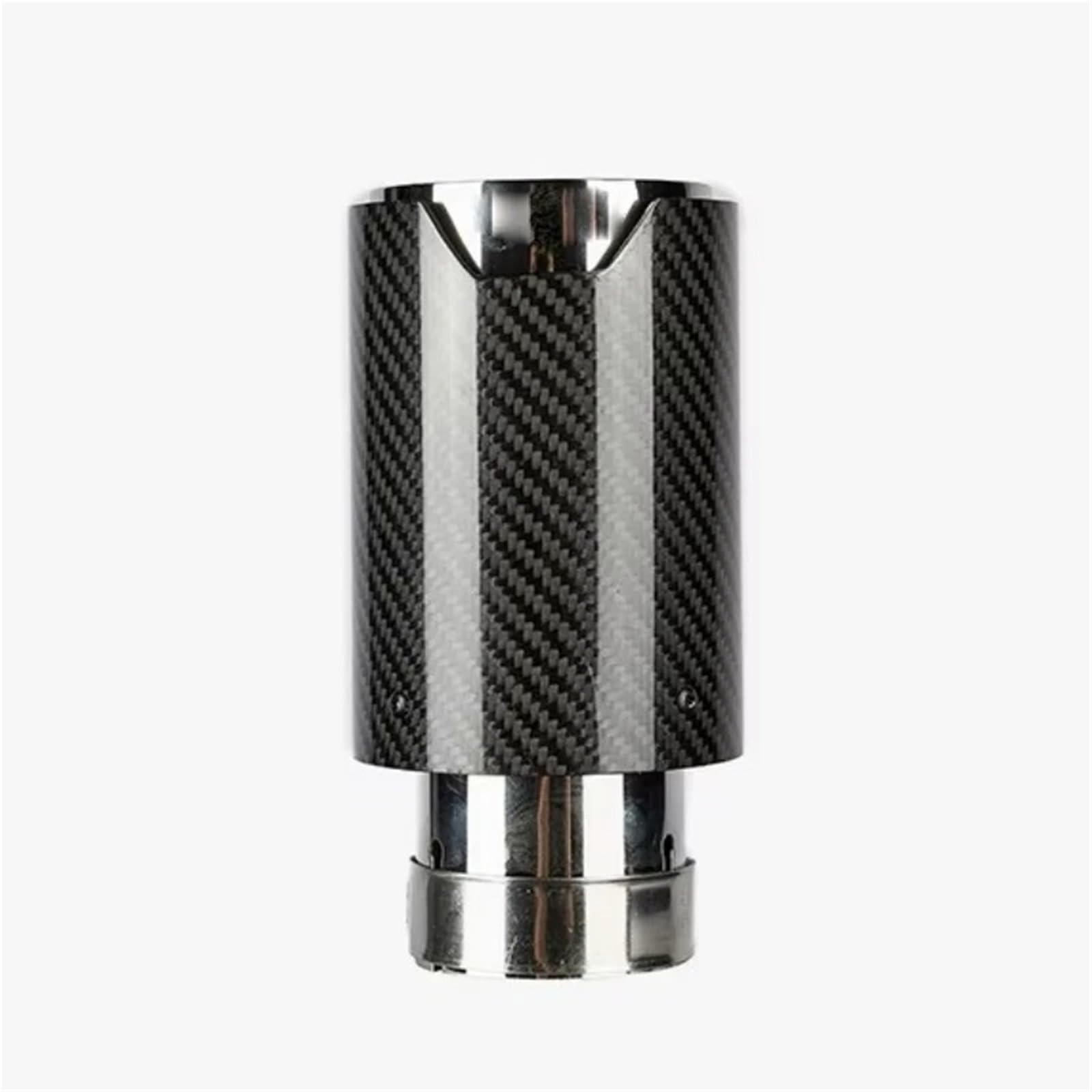 Endrohrblende Für M2 F8 Für M3 F80 Für M4 F82 Für M5 F10 M6 F12 Performance Schalldämpferspitze Düse 1 Stück Carbonfaser Matte Auto-Auspuffspitze Auto Auspuff Endrohr(Black) von ONETREND