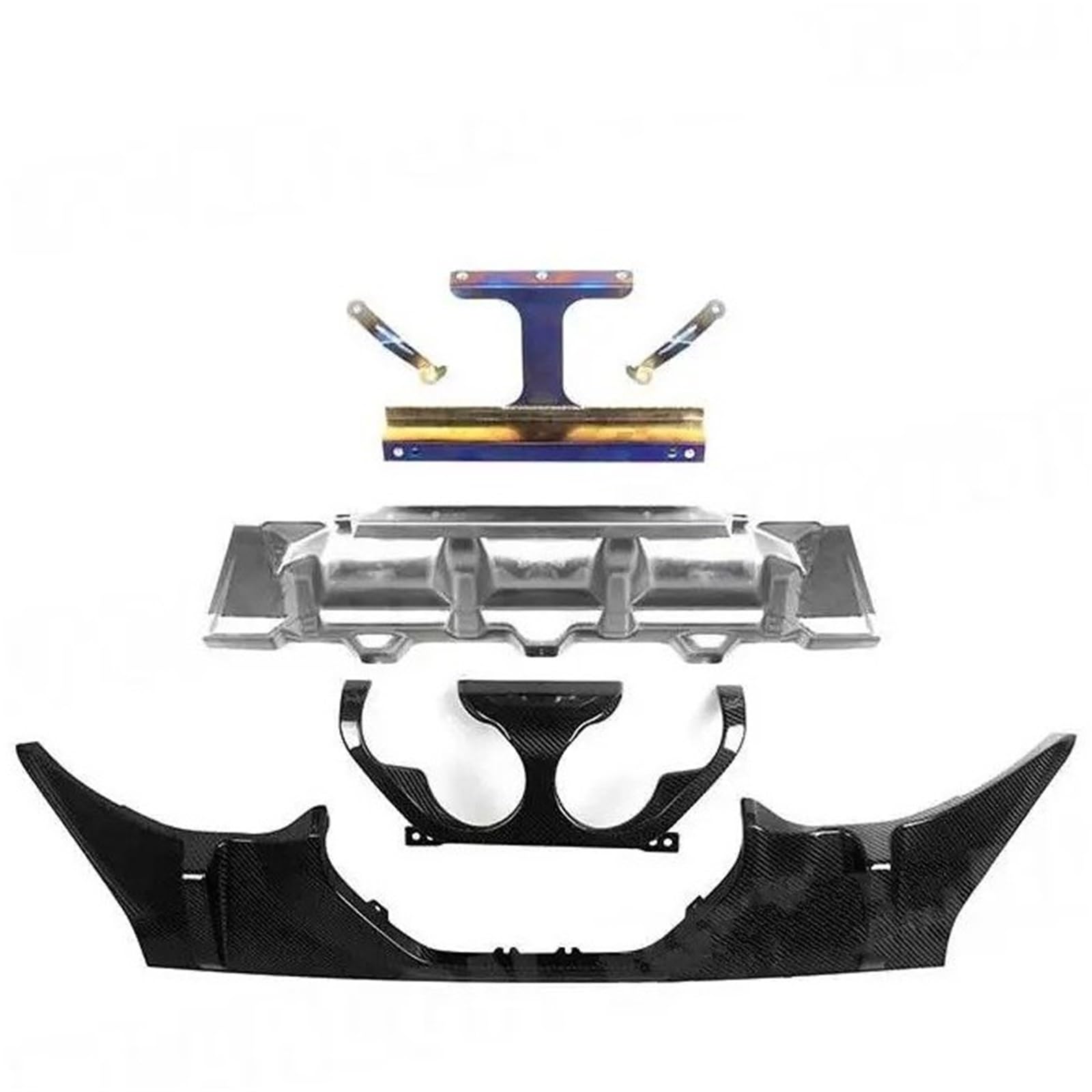 Endrohrblende Für M2 G87 2023+ Autoauspuffzubehör Trockenkohlefaser-Heckstoßstangendiffusorauslass-Auspuffblende-Blenden-Spoiler-Body-Kits Auto Auspuff Endrohr Endrohrblende Für M2 G87 2023+ Autoauspuffzubehör Trockenkohlefaser-Heckstoßstangendiffusorauslass-Auspuffblende-Blenden-Spoiler-Body-Kits Auto Auspuff Endrohr von ONETREND