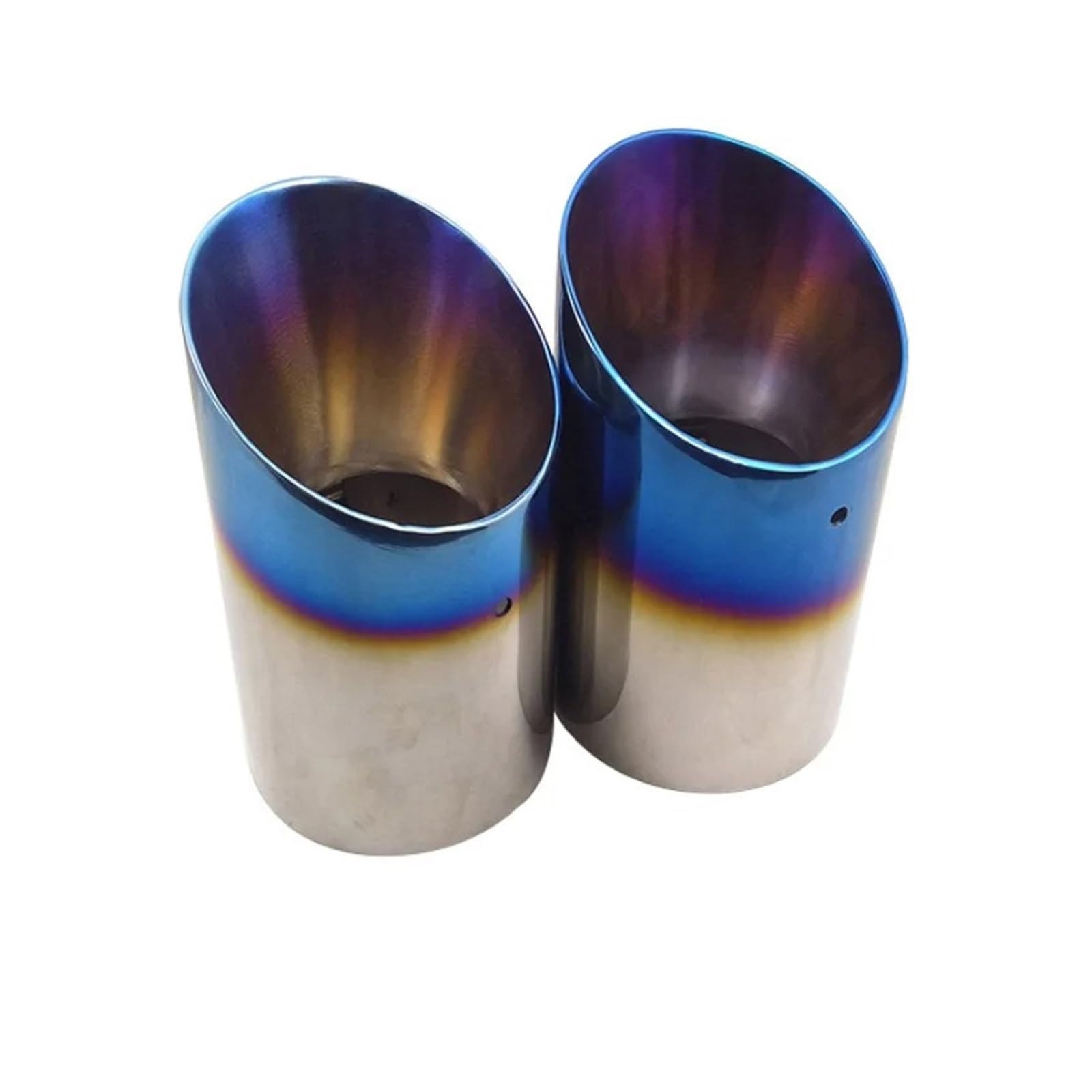 Endrohrblende Für Mazda Für CX-5 CX 5 CX5 KF 2013-2022 Auto Heckkehle 1/2Stk Edelstahl Auspuffrohr Schalldämpfer Endrohr Schalldämpfer Spitze Auto Auspuff Endrohr(2Pcs4) von ONETREND