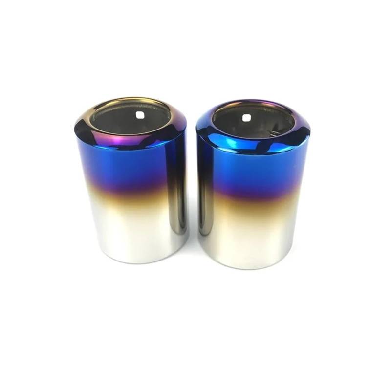 Endrohrblende Für Mazda Für CX-5 CX 5 CX5 KF 2013-2022 Auto Heckkehle 1/2Stk Edelstahl Auspuffrohr Schalldämpfer Endrohr Schalldämpfer Spitze Auto Auspuff Endrohr(2Pcs9) von ONETREND