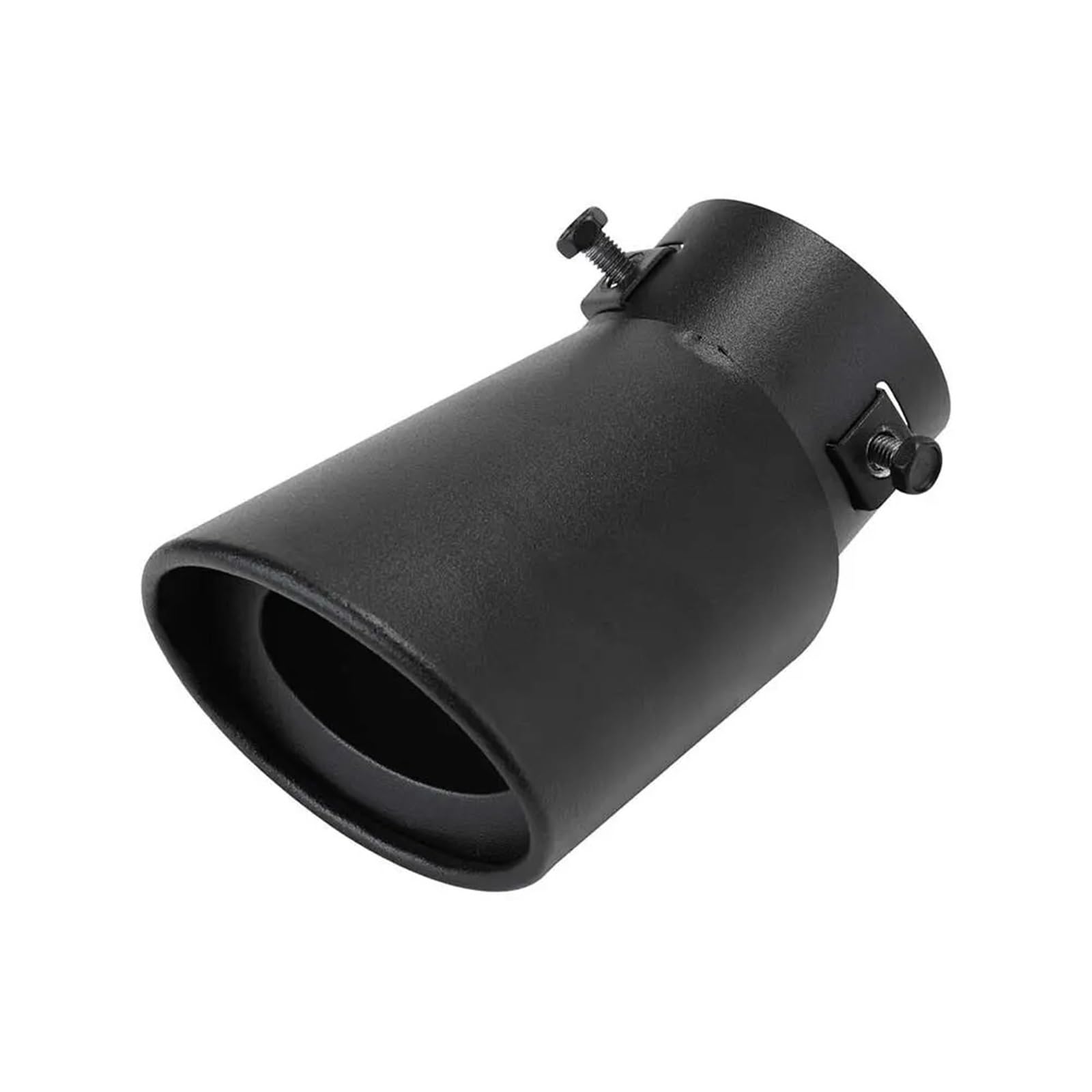 Endrohrblende Für Toyota Für Yaris 2004-2021 Edelstahl Auto Heckauspuffrohr Endschalldämpfer Spitze Universal Auto Auspuffrohr Zubehör Auto Auspuff Endrohr(Matte Black) von ONETREND